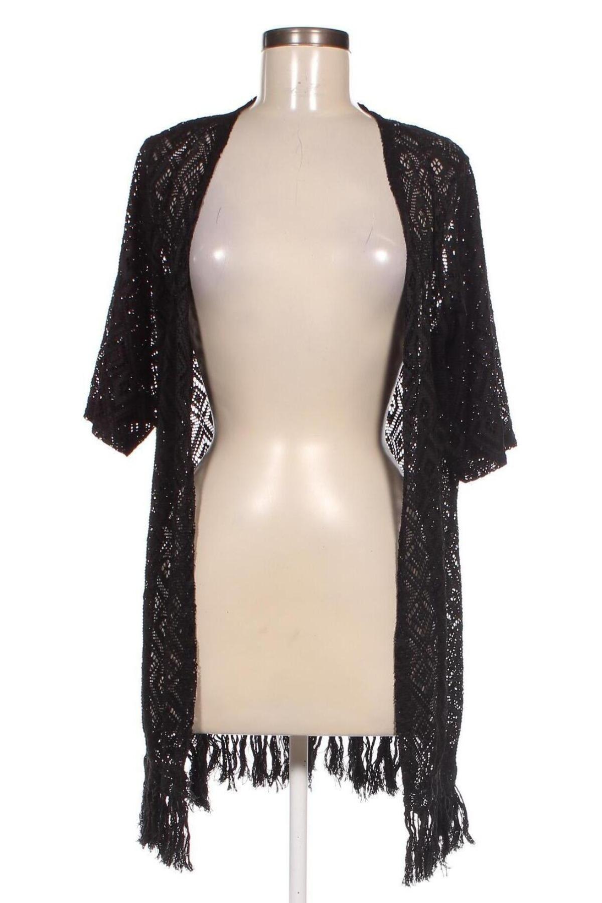 Cardigan de damă Janina, Mărime L, Culoare Negru, Preț 33,99 Lei