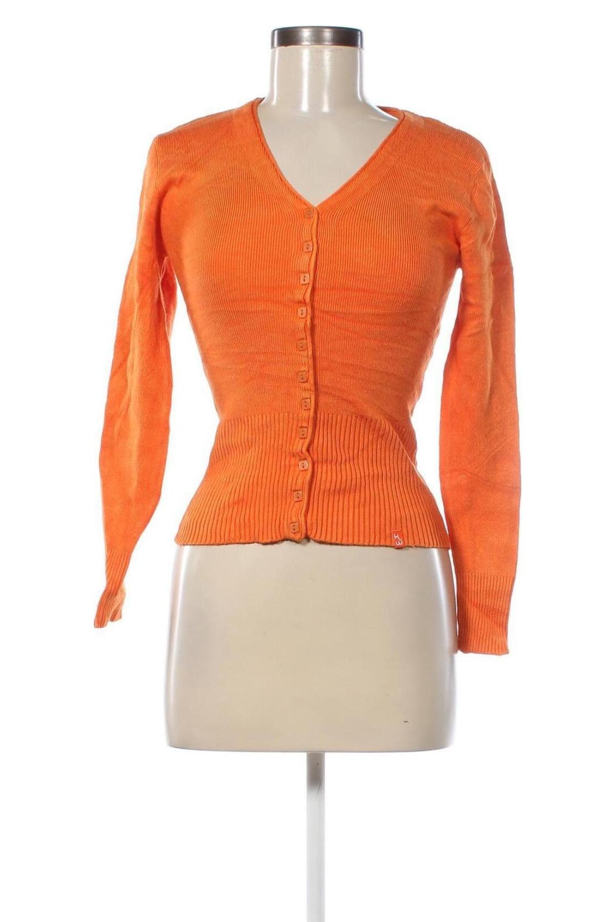 Damen Strickjacke Kombiworld, Größe M, Farbe Orange, Preis 3,99 €