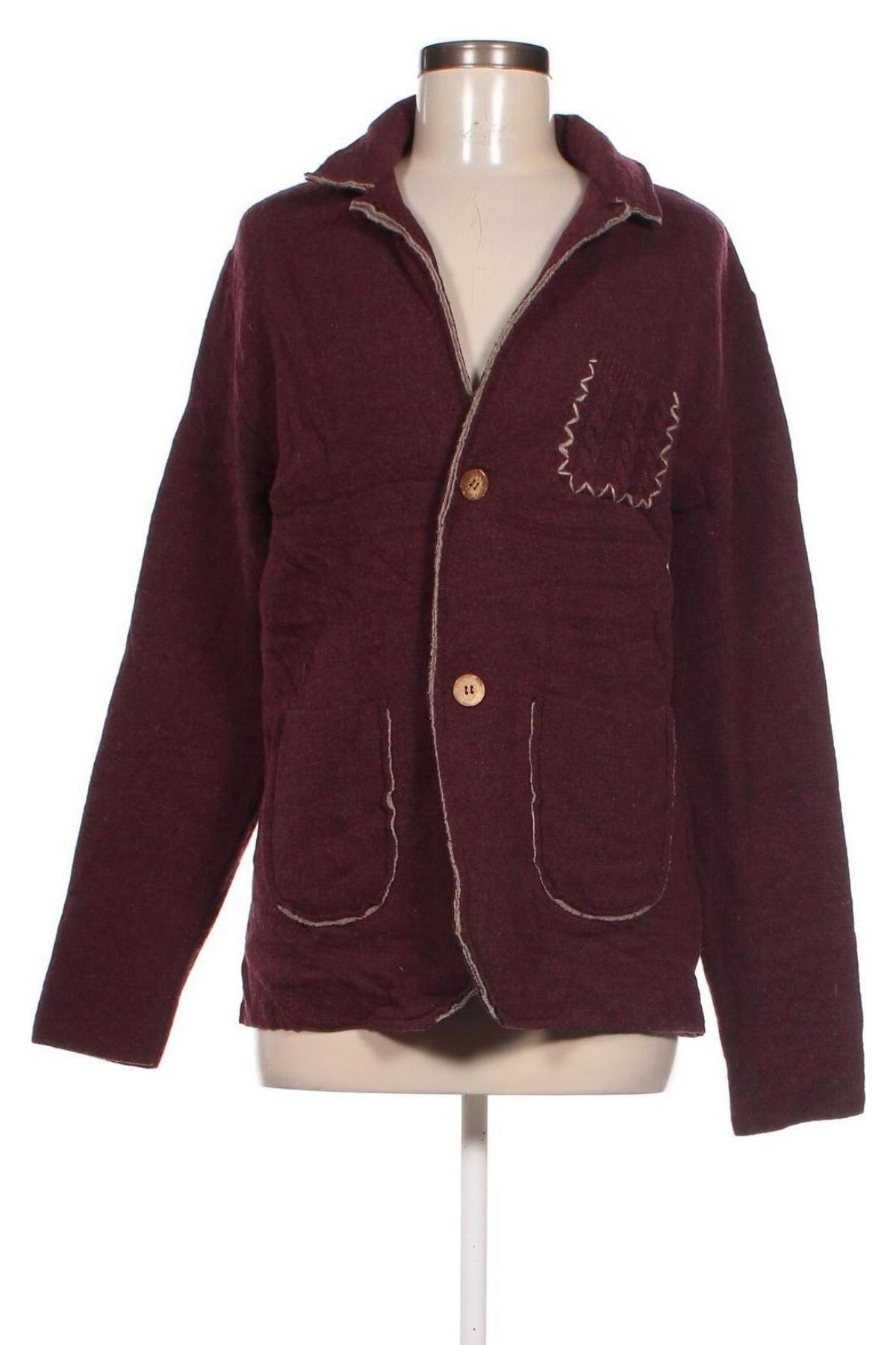 Damen Strickjacke Made In Italy, Größe S, Farbe Lila, Preis 8,49 €