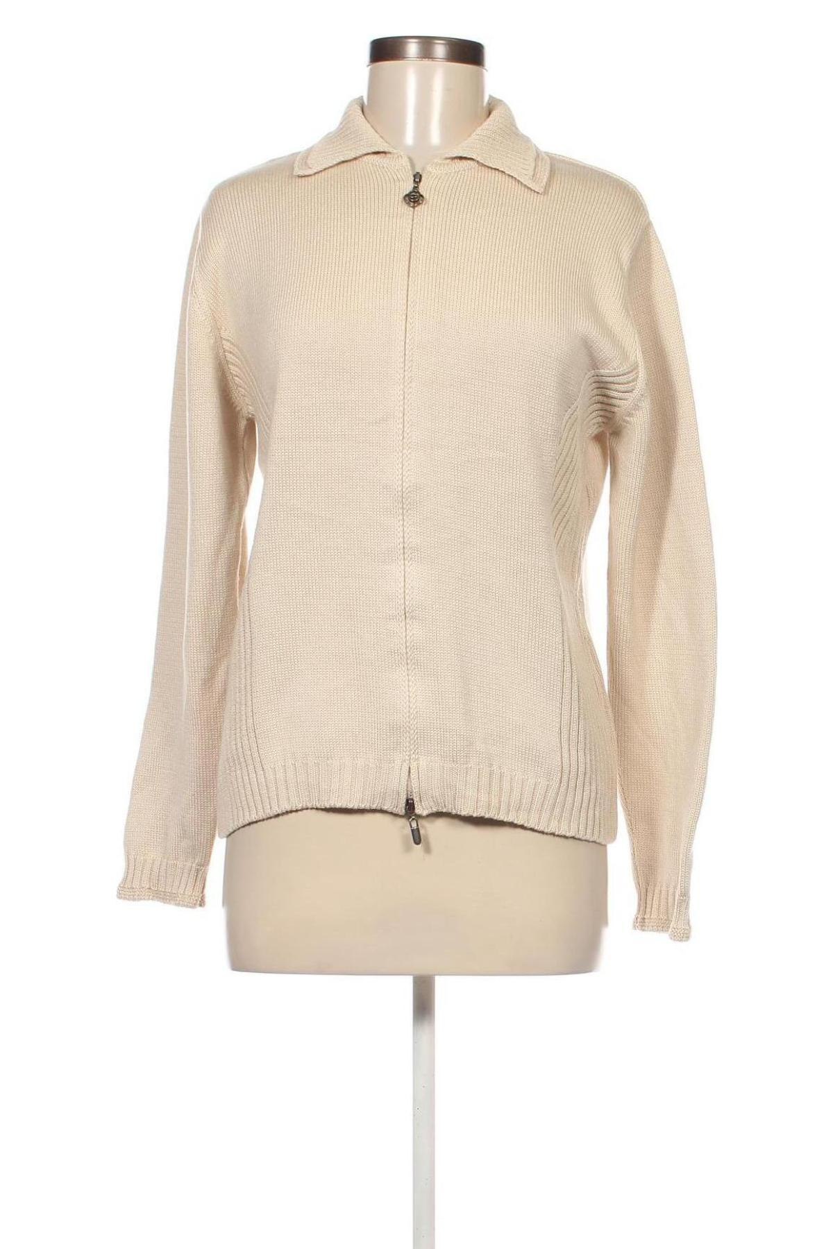 Damen Strickjacke Olsen, Größe M, Farbe Beige, Preis 28,79 €