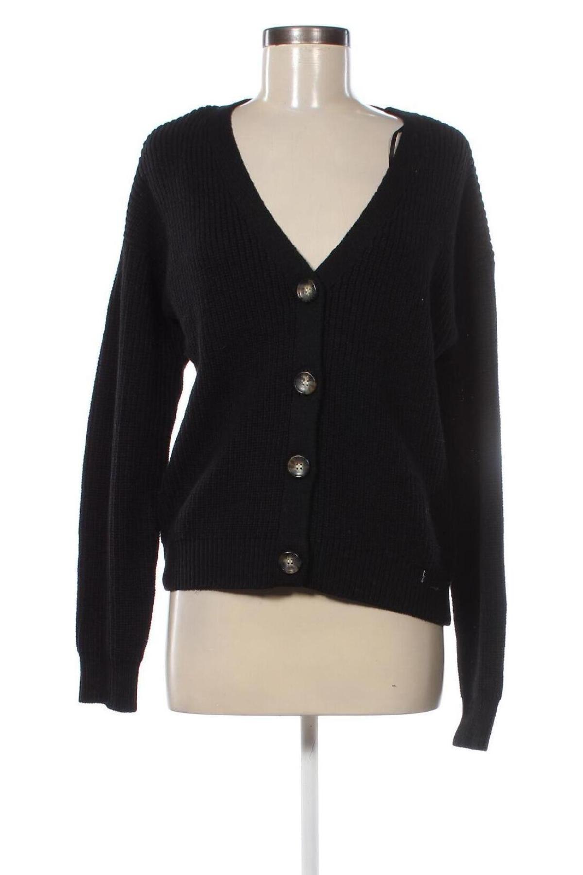 Cardigan de damă Pieces, Mărime M, Culoare Negru, Preț 91,99 Lei