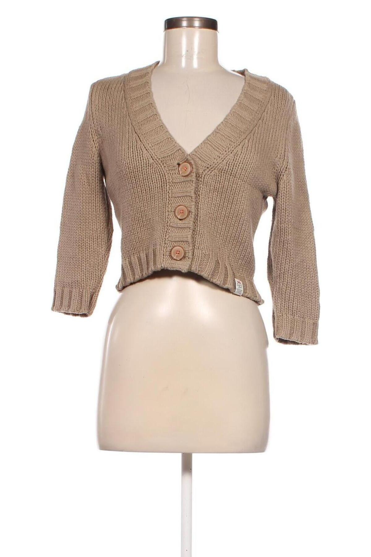 Damen Strickjacke Q/S by S.Oliver, Größe M, Farbe Beige, Preis € 11,99