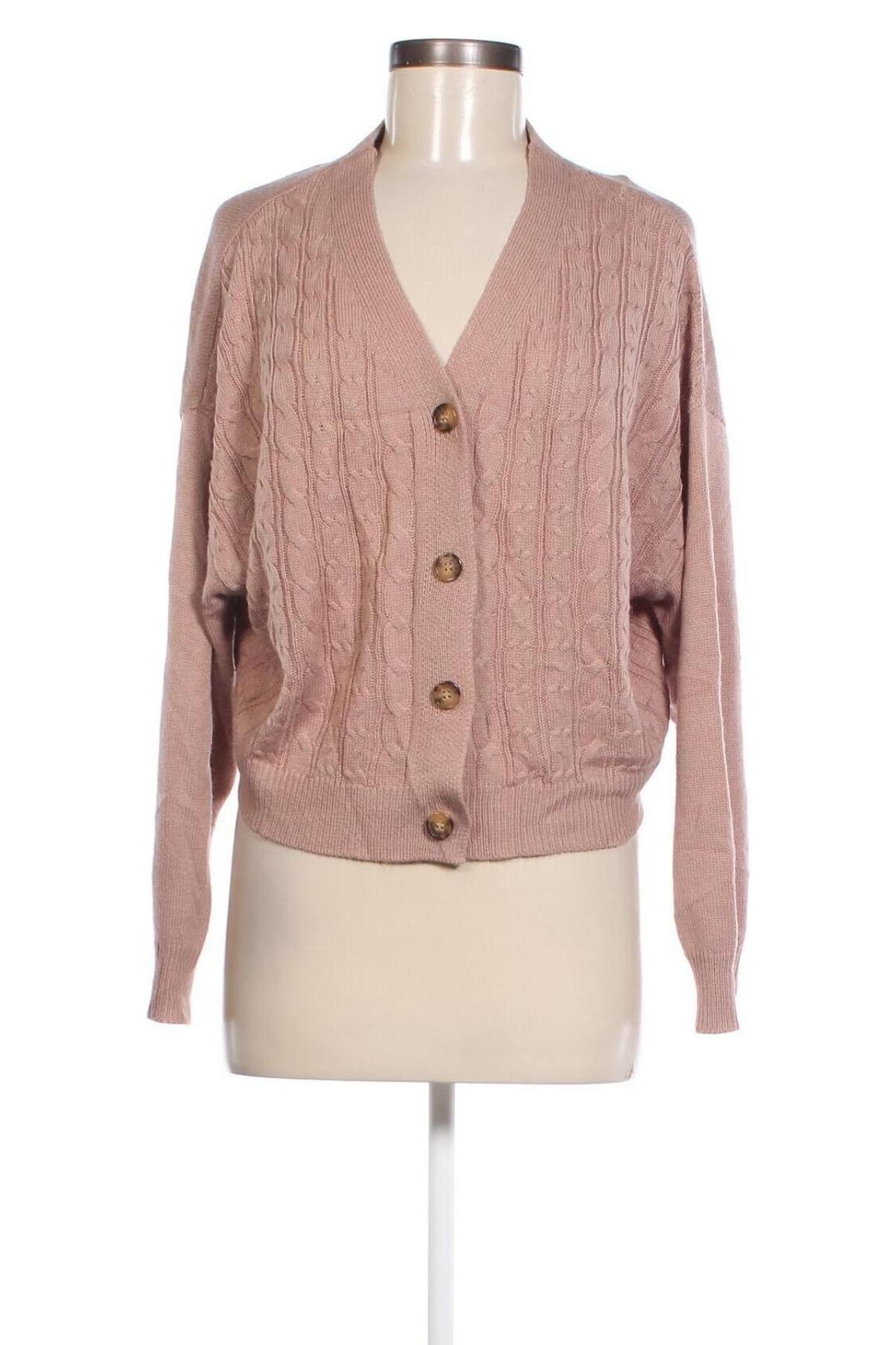 Cardigan de damă SHEIN, Mărime S, Culoare Bej, Preț 43,49 Lei