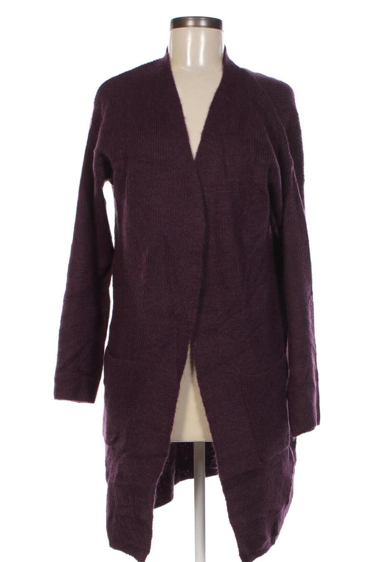 Cardigan de damă Time and tru, Mărime L, Culoare Mov, Preț 95,79 Lei