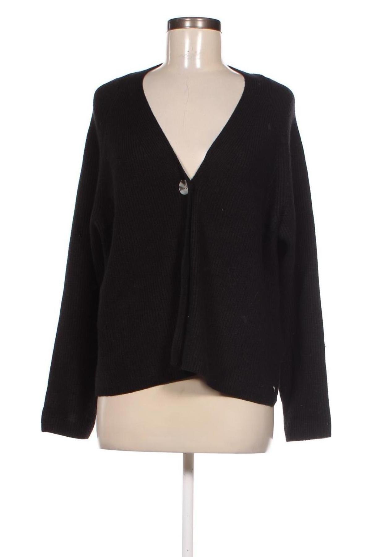 Cardigan de damă Tom Tailor, Mărime L, Culoare Negru, Preț 137,99 Lei