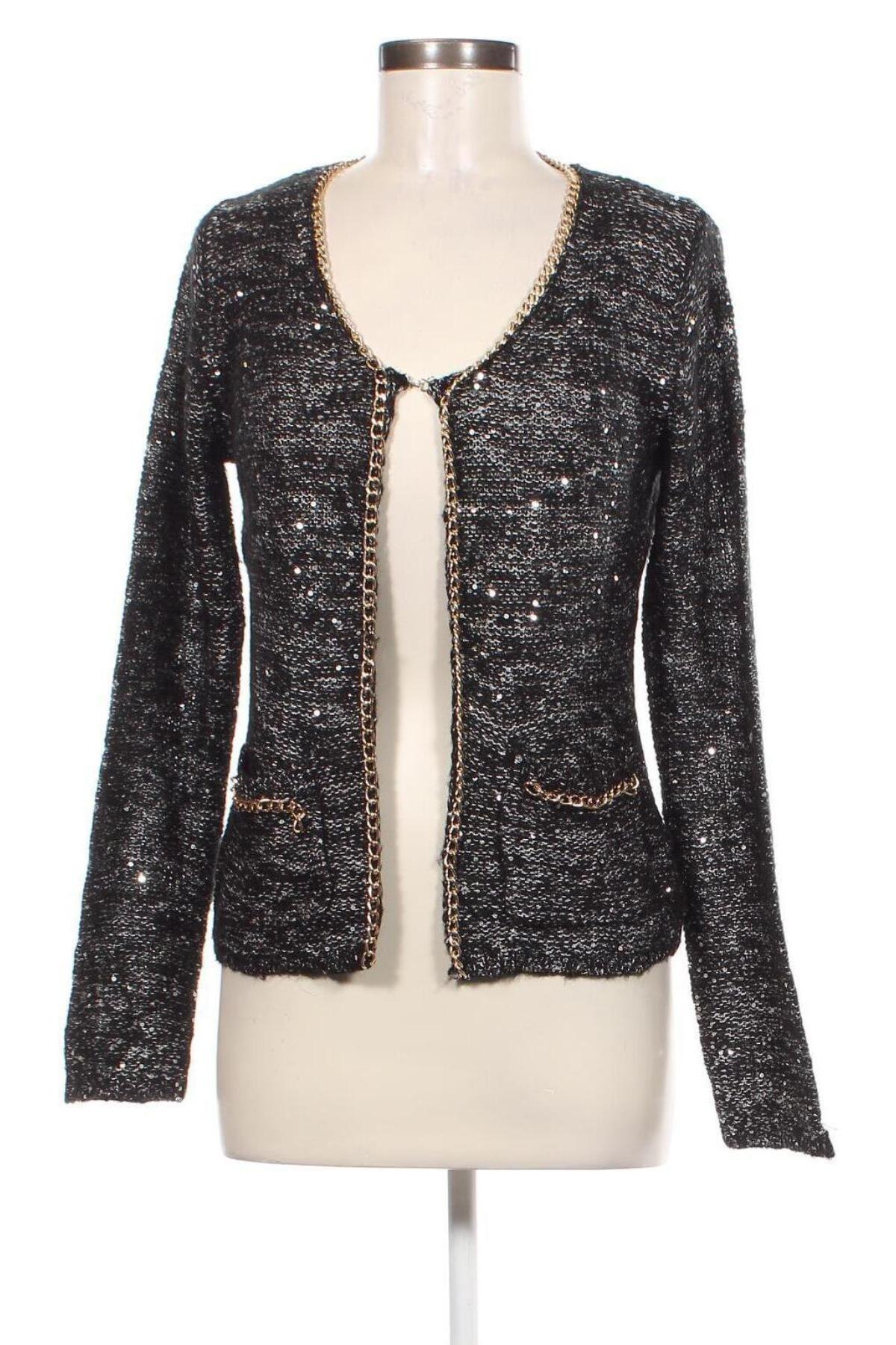 Cardigan de damă Vangelica, Mărime M, Culoare Argintiu, Preț 38,99 Lei