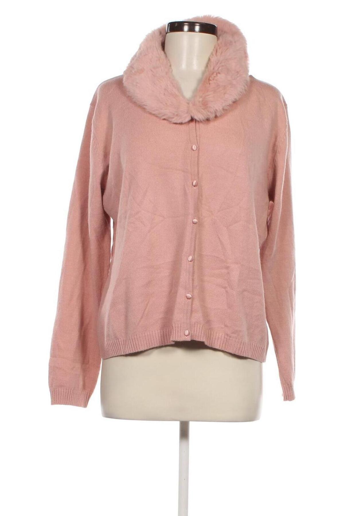 Damen Strickjacke Yessica, Größe XL, Farbe Rosa, Preis 10,29 €