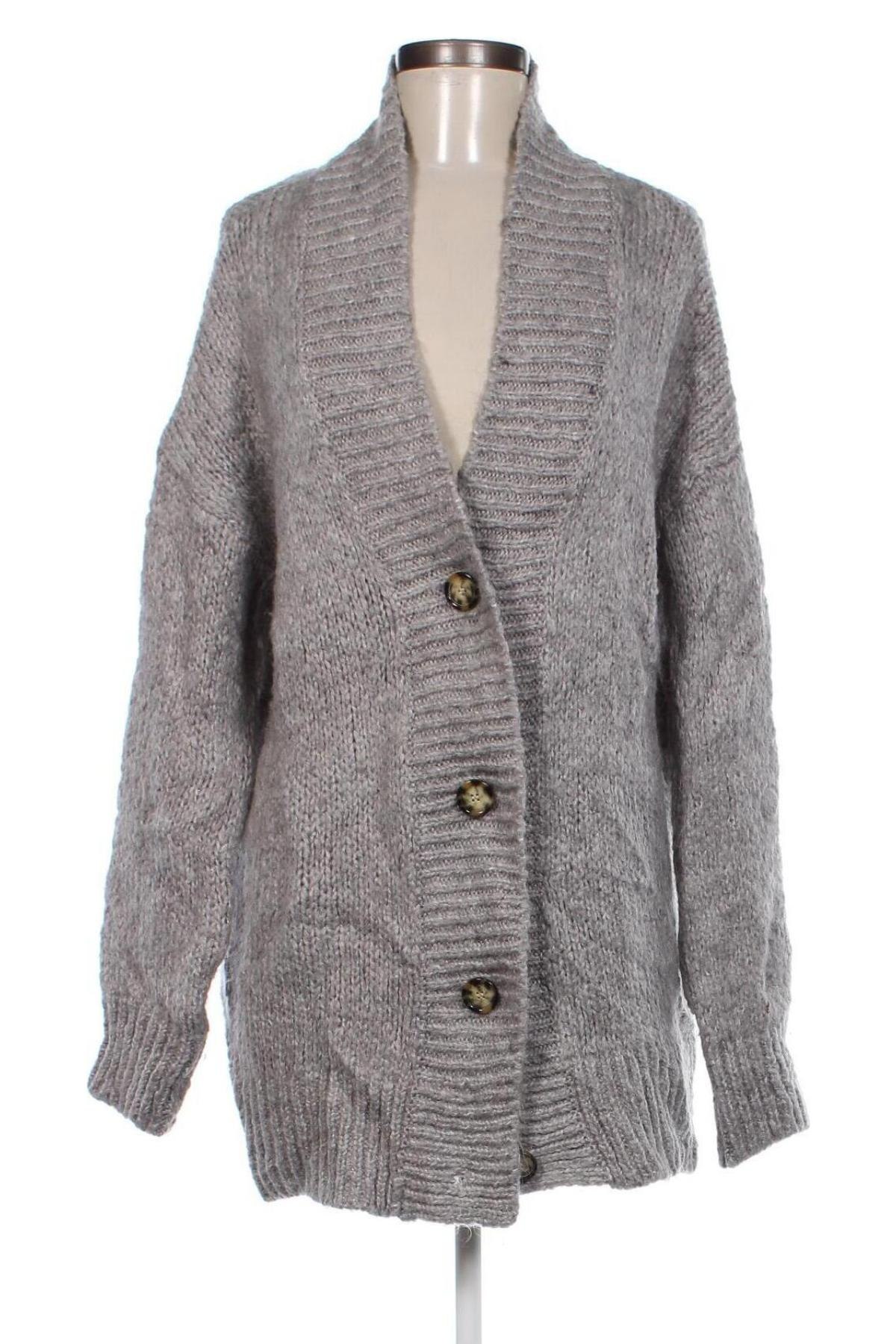 Damen Strickjacke Zara, Größe S, Farbe Grau, Preis € 18,99