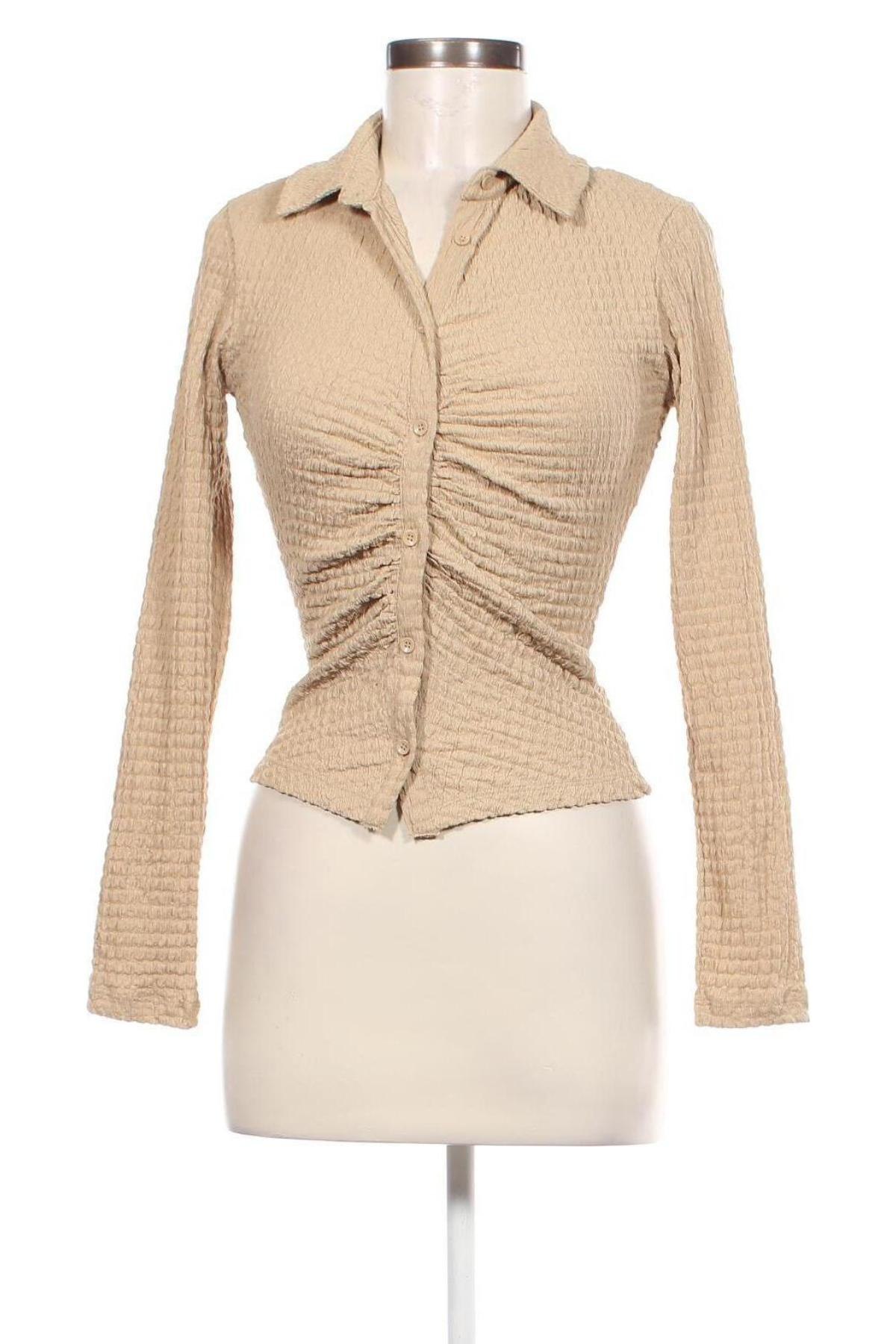 Damenbluse Stradivarius, Größe S, Farbe Beige, Preis 5,49 €