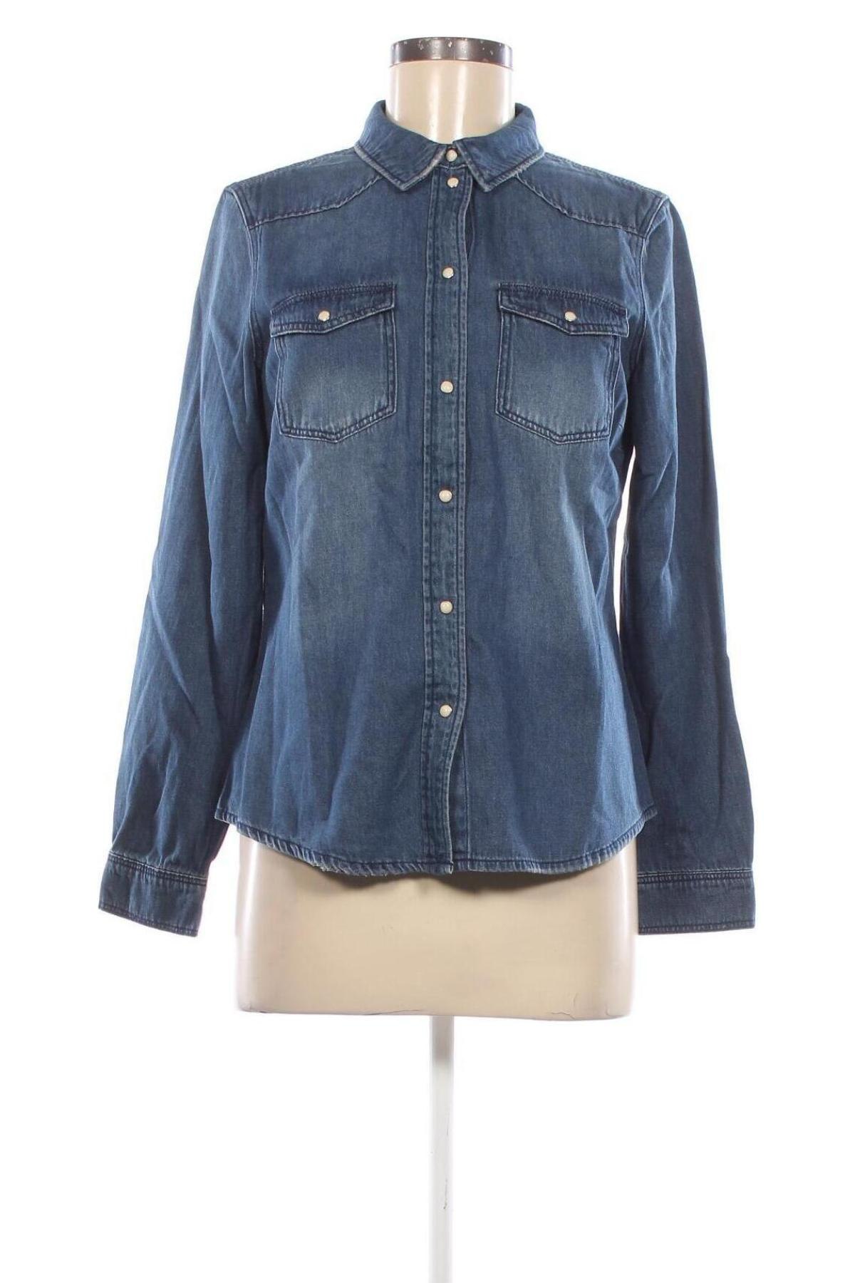 Damenbluse Vero Moda, Größe M, Farbe Blau, Preis € 10,99