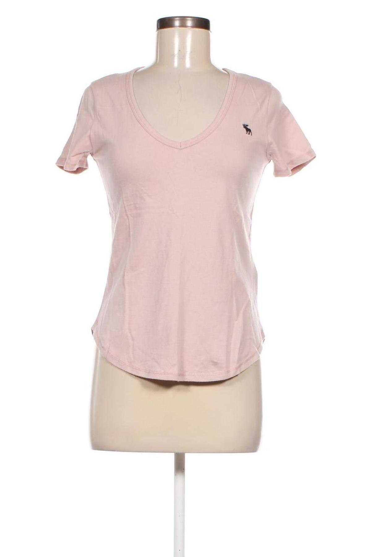 Damen T-Shirt Abercrombie & Fitch, Größe XS, Farbe Aschrosa, Preis 19,49 €