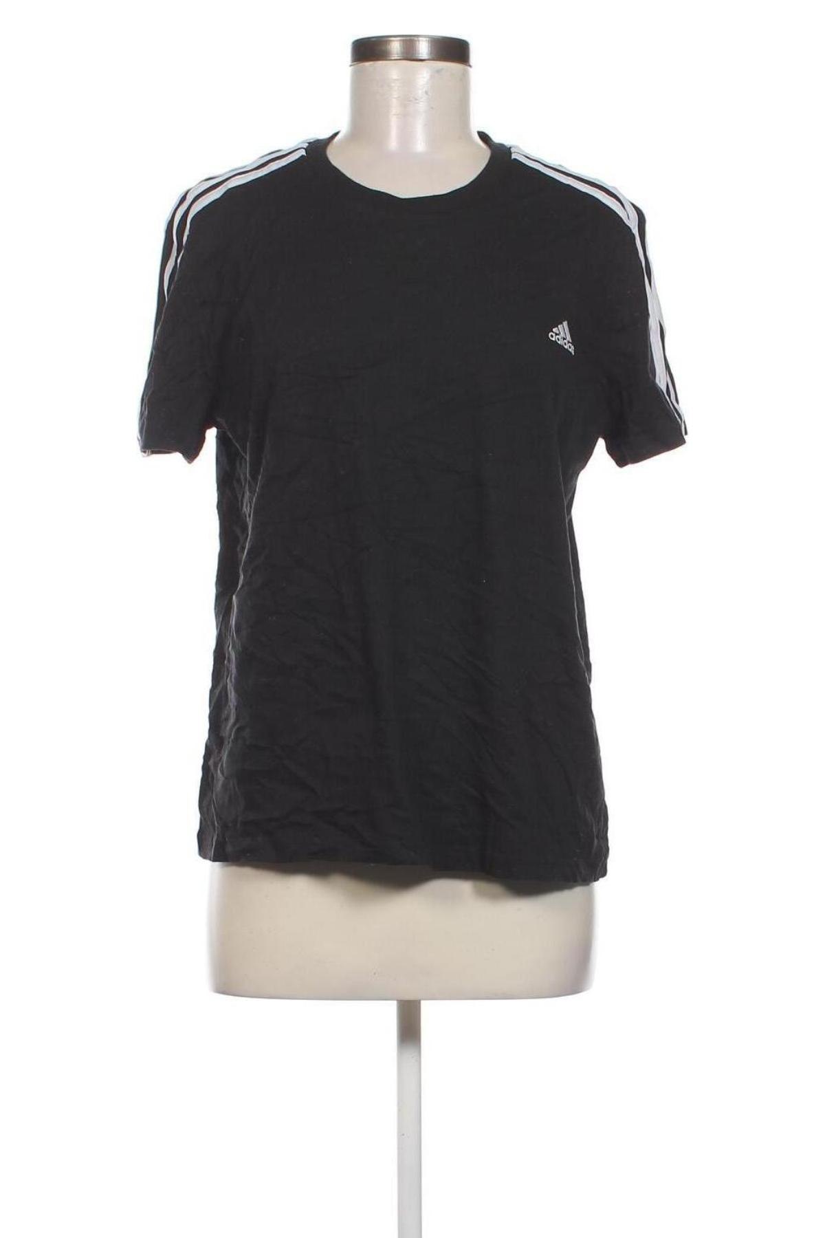 Damen T-Shirt Adidas, Größe XL, Farbe Schwarz, Preis 18,99 €