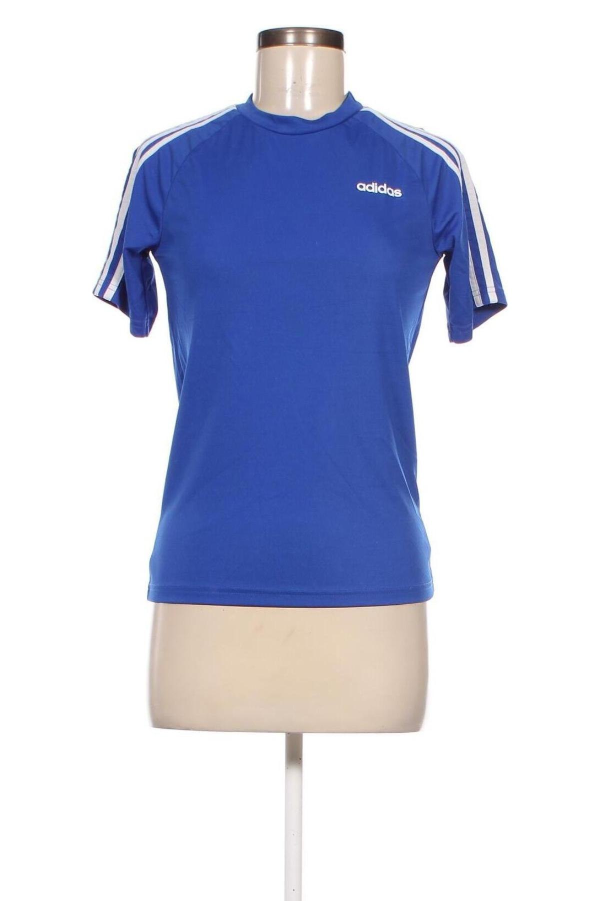 Damen T-Shirt Adidas, Größe XXS, Farbe Blau, Preis € 4,99