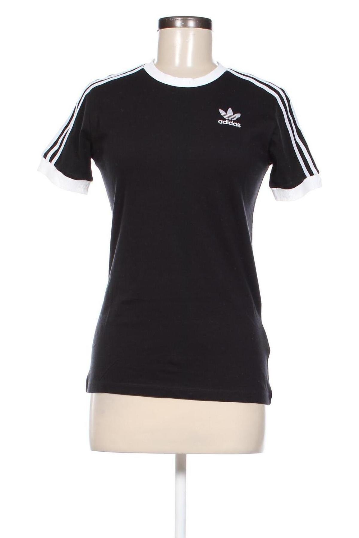 Damski T-shirt Adidas Originals, Rozmiar XS, Kolor Czarny, Cena 132,99 zł