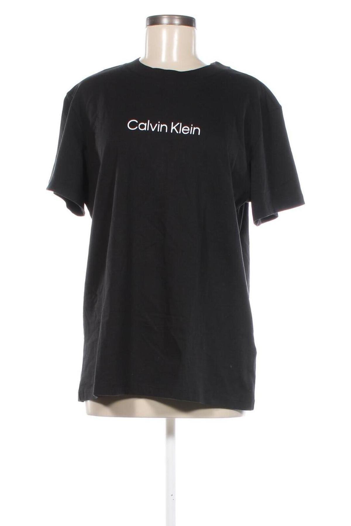 Γυναικείο t-shirt Calvin Klein, Μέγεθος XXL, Χρώμα Μαύρο, Τιμή 31,99 €