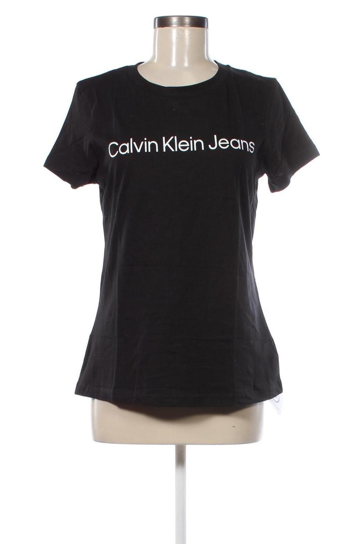 Tricou de femei Calvin Klein, Mărime L, Culoare Negru, Preț 177,99 Lei