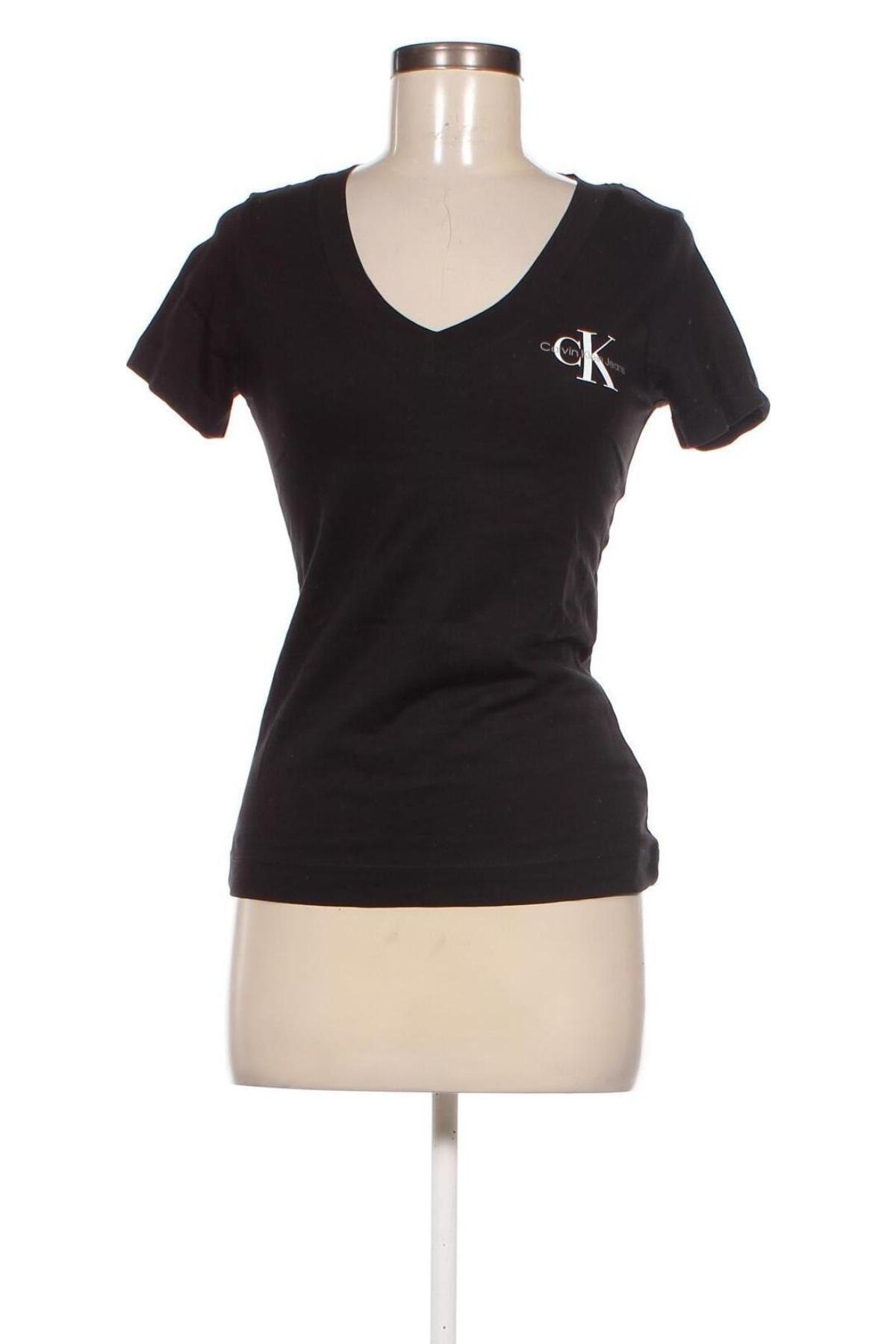 Damski T-shirt Calvin Klein Jeans, Rozmiar S, Kolor Czarny, Cena 152,99 zł