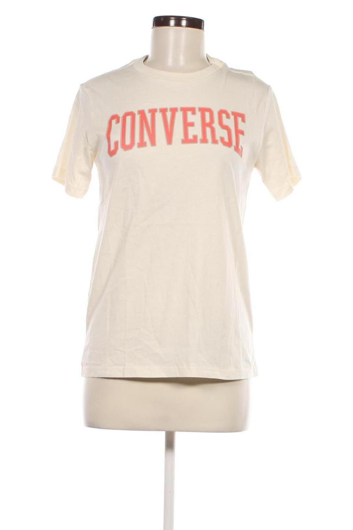 Damski T-shirt Converse, Rozmiar M, Kolor ecru, Cena 115,99 zł