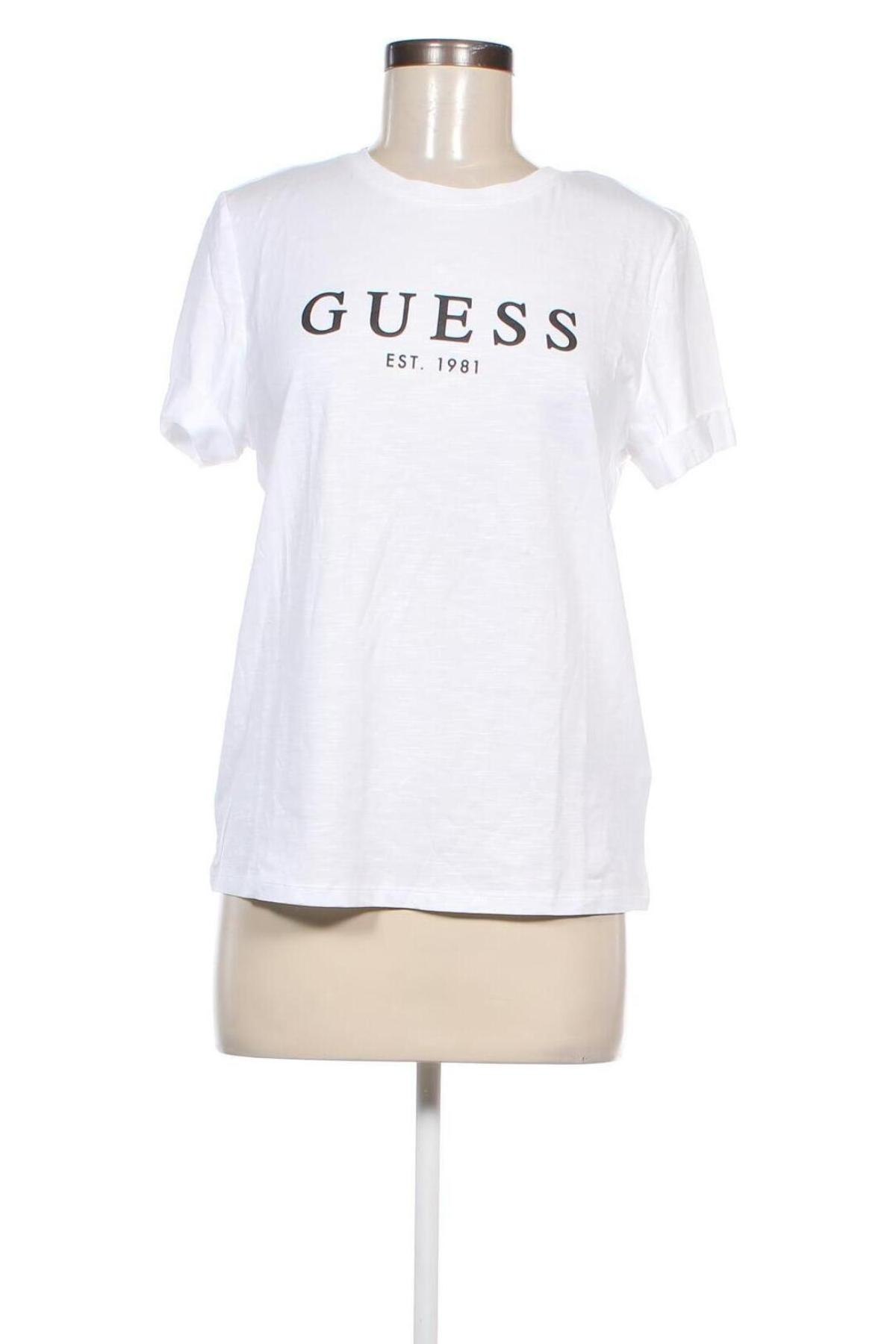 Damen T-Shirt Guess, Größe S, Farbe Weiß, Preis € 18,99