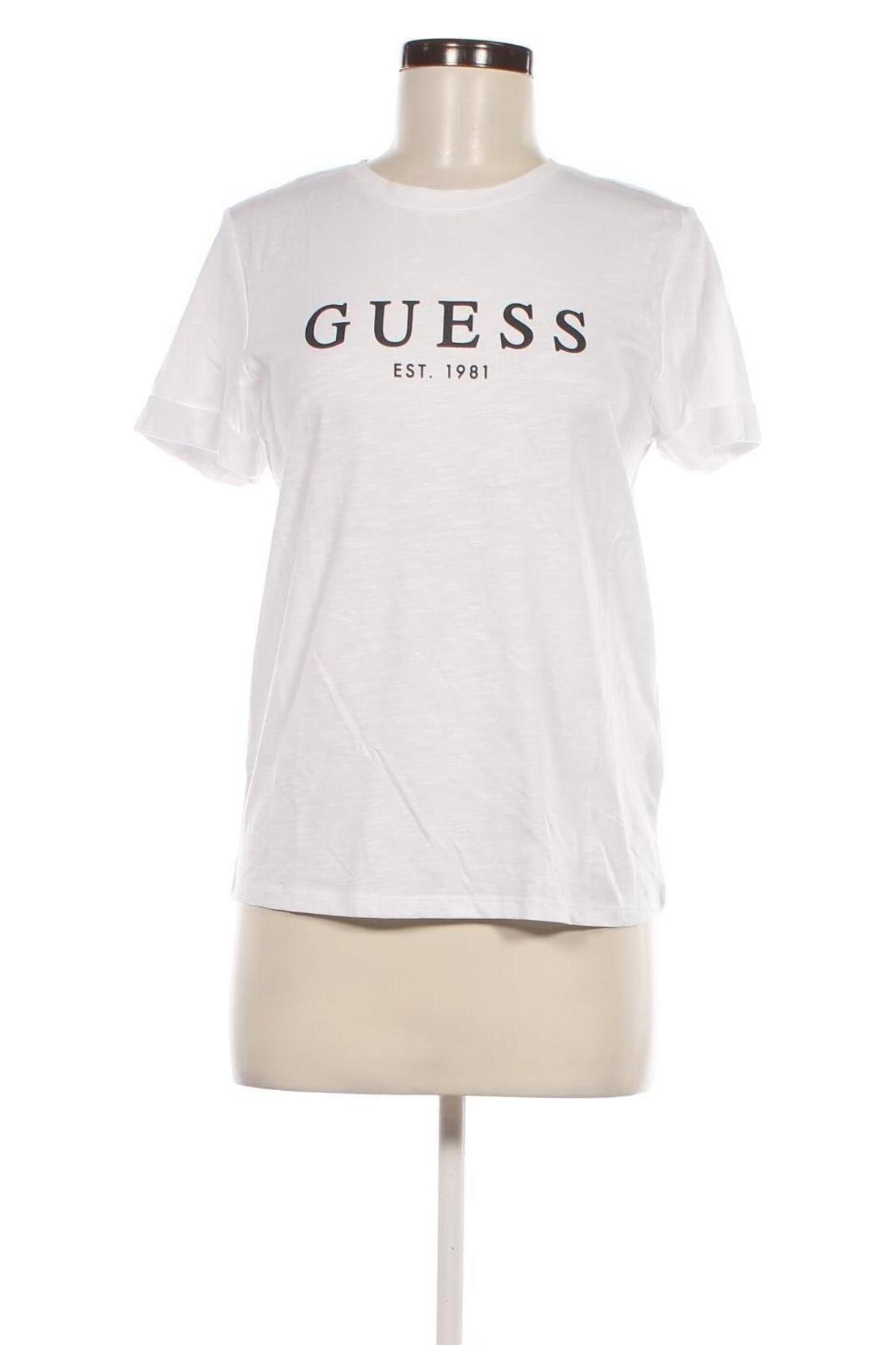 Damen T-Shirt Guess, Größe XS, Farbe Weiß, Preis € 18,99