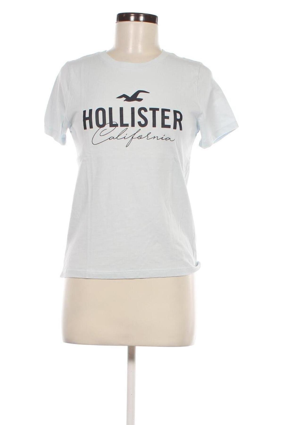 Дамска тениска Hollister, Размер S, Цвят Син, Цена 21,49 лв.