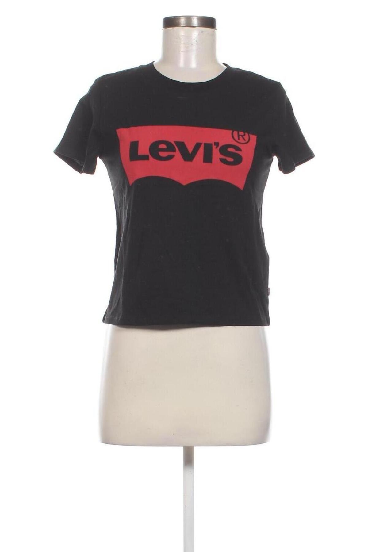 Damen T-Shirt Levi's, Größe XS, Farbe Schwarz, Preis 19,49 €