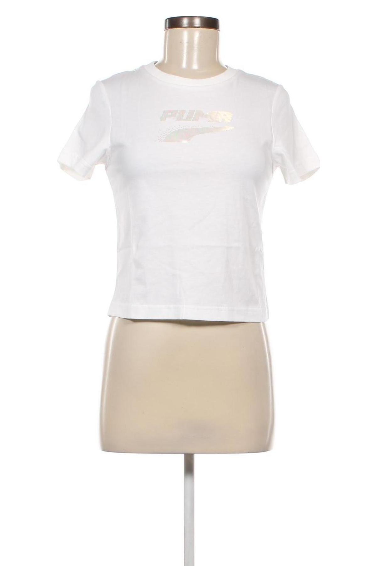 Damen T-Shirt PUMA, Größe S, Farbe Weiß, Preis € 12,99