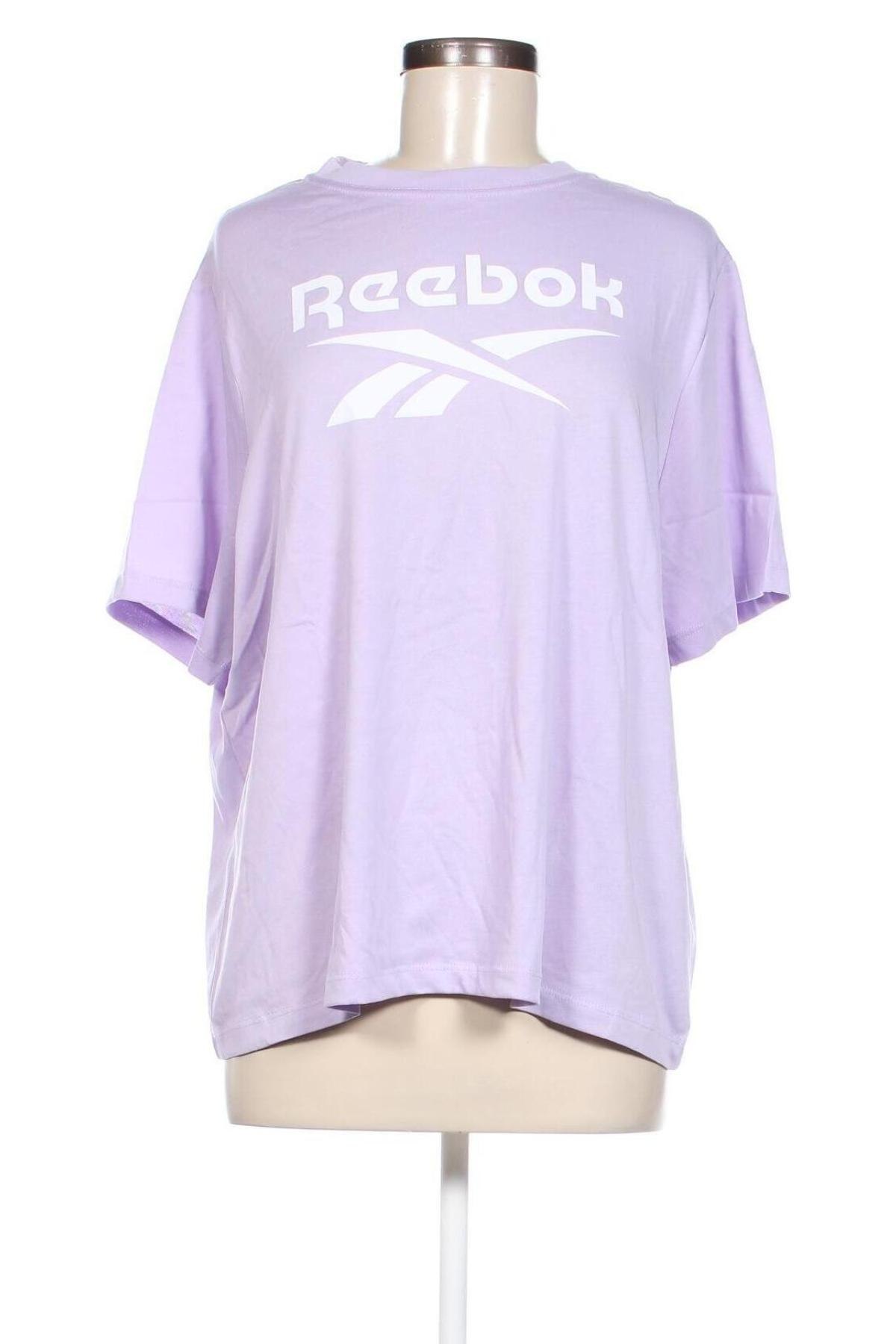 Γυναικείο t-shirt Reebok, Μέγεθος XXL, Χρώμα Βιολετί, Τιμή 20,99 €