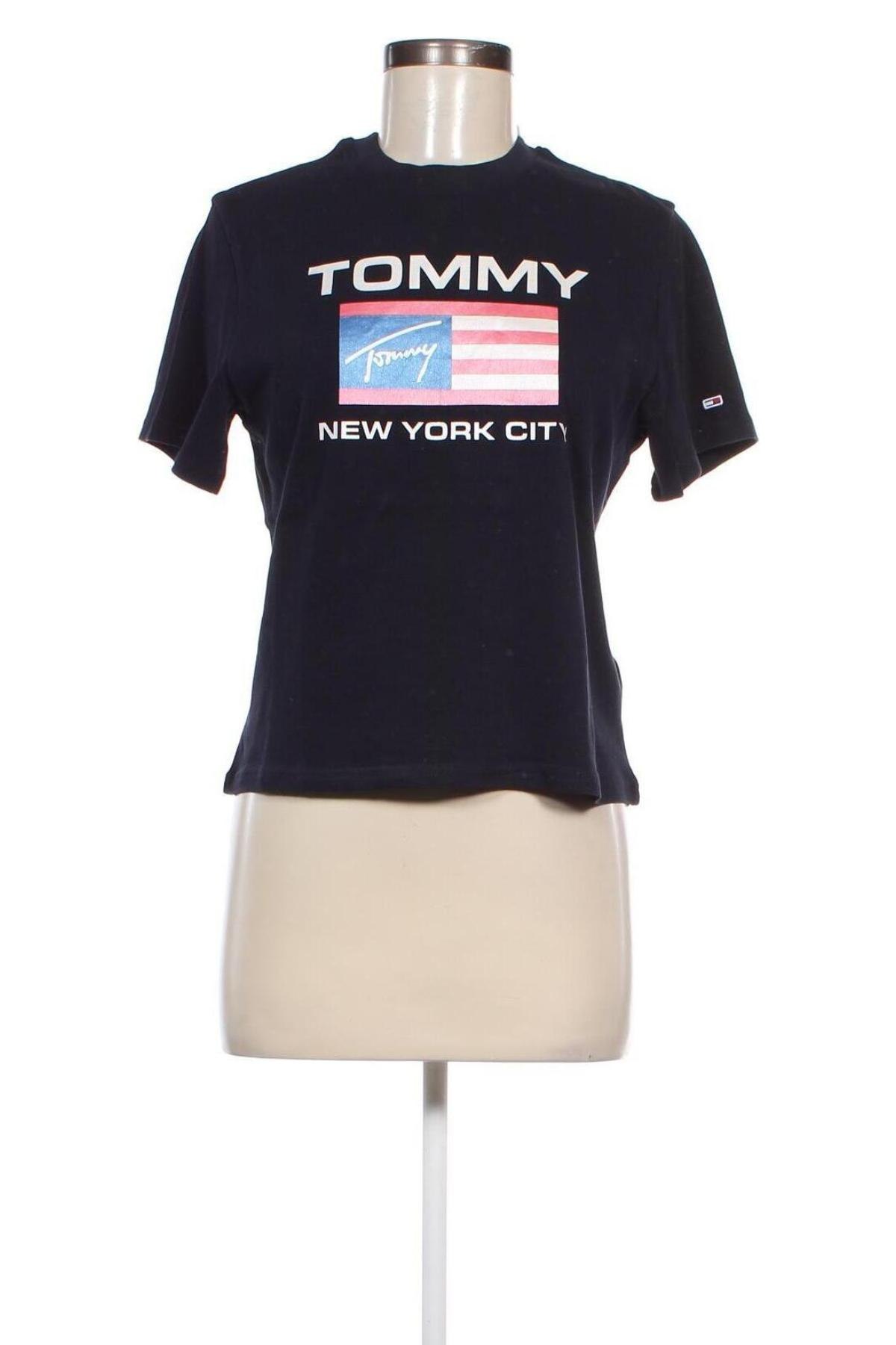 Γυναικείο t-shirt Tommy Jeans, Μέγεθος XS, Χρώμα Μπλέ, Τιμή 23,99 €