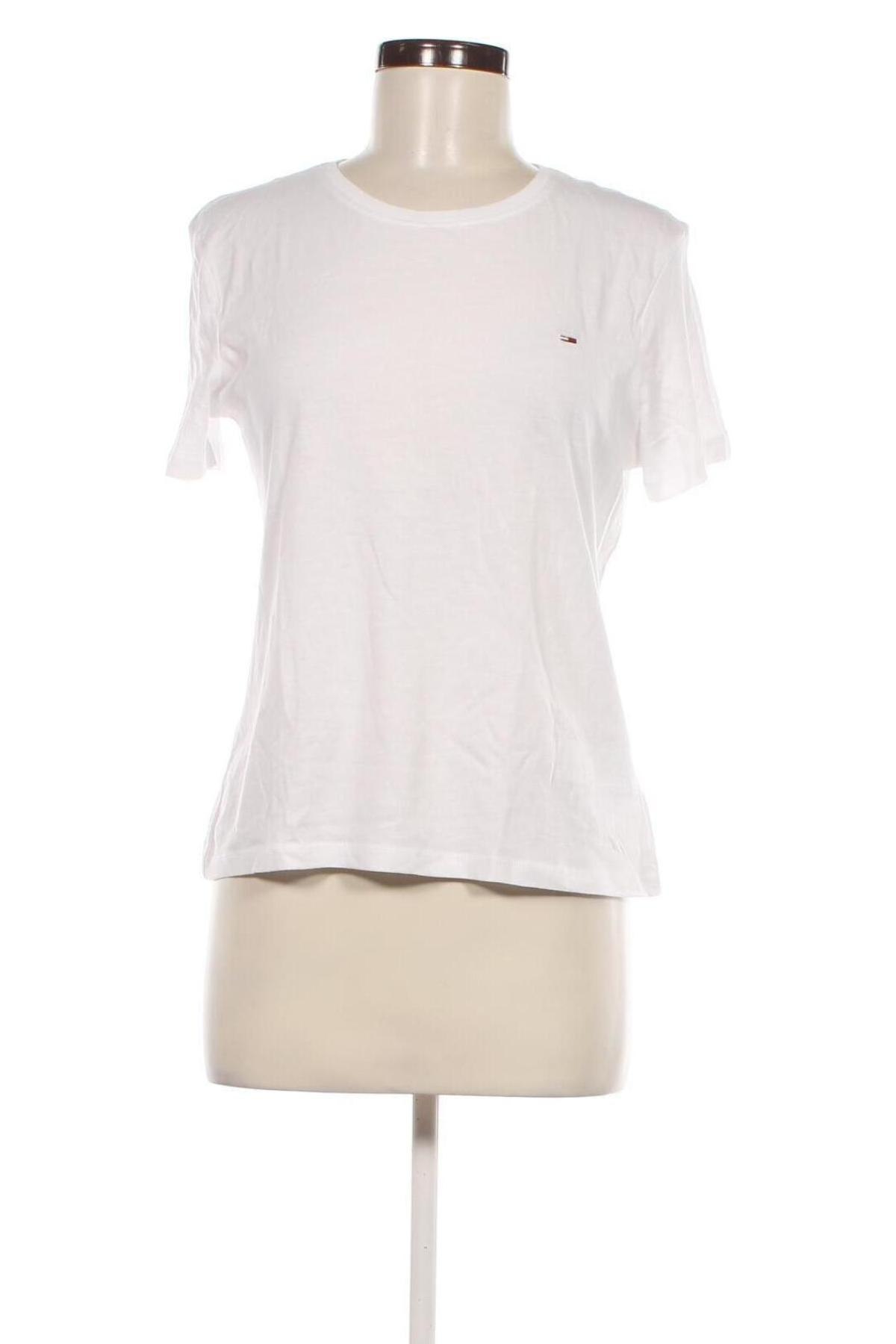 Γυναικείο t-shirt Tommy Jeans, Μέγεθος S, Χρώμα Λευκό, Τιμή 20,29 €