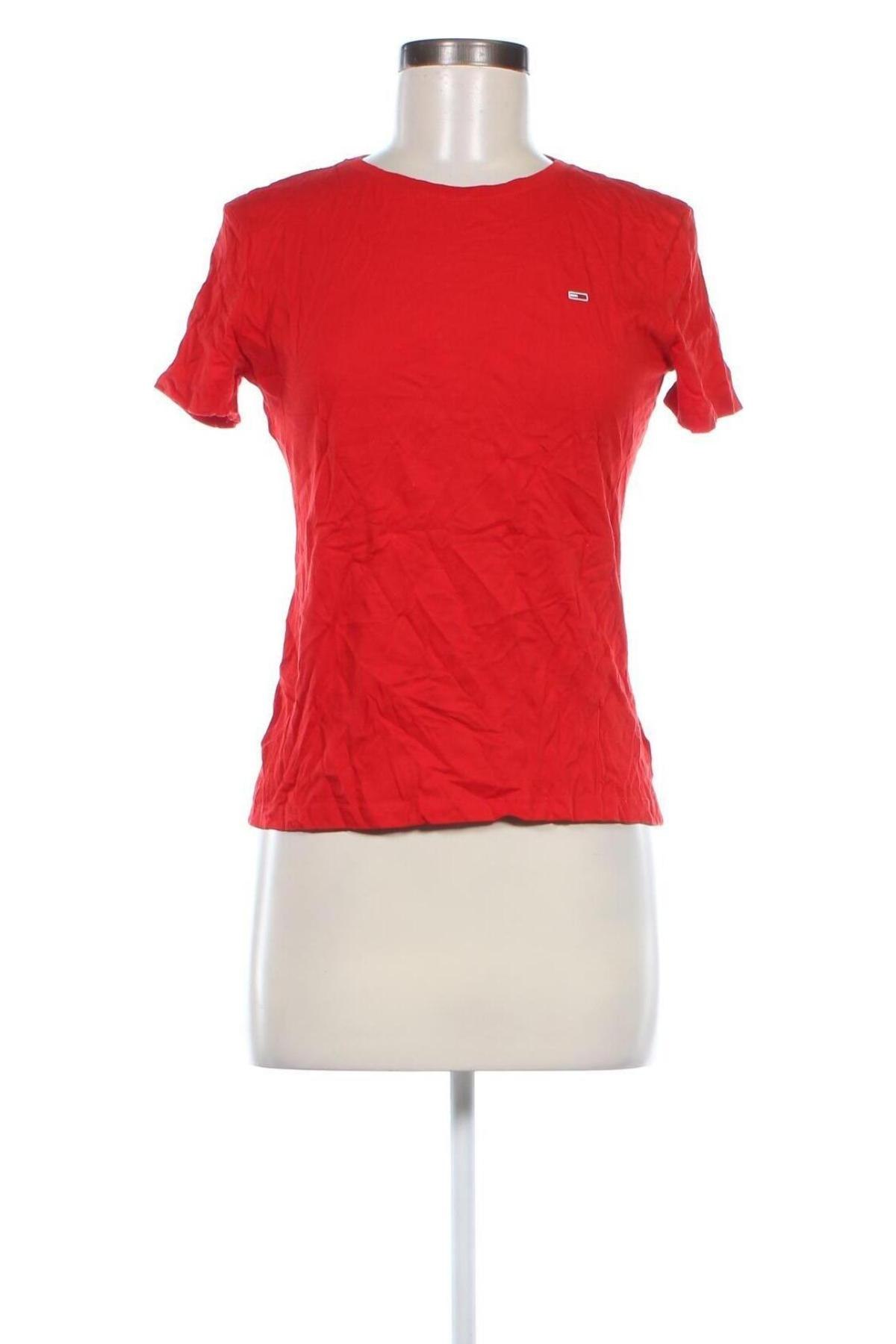 Damen T-Shirt Tommy Jeans, Größe XS, Farbe Rot, Preis € 10,99