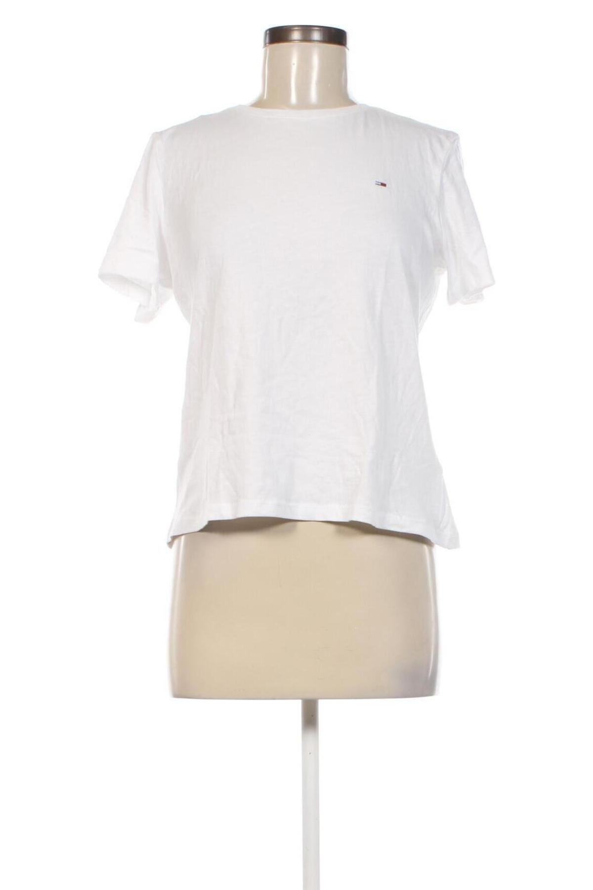 Γυναικείο t-shirt Tommy Jeans, Μέγεθος M, Χρώμα Λευκό, Τιμή 25,99 €