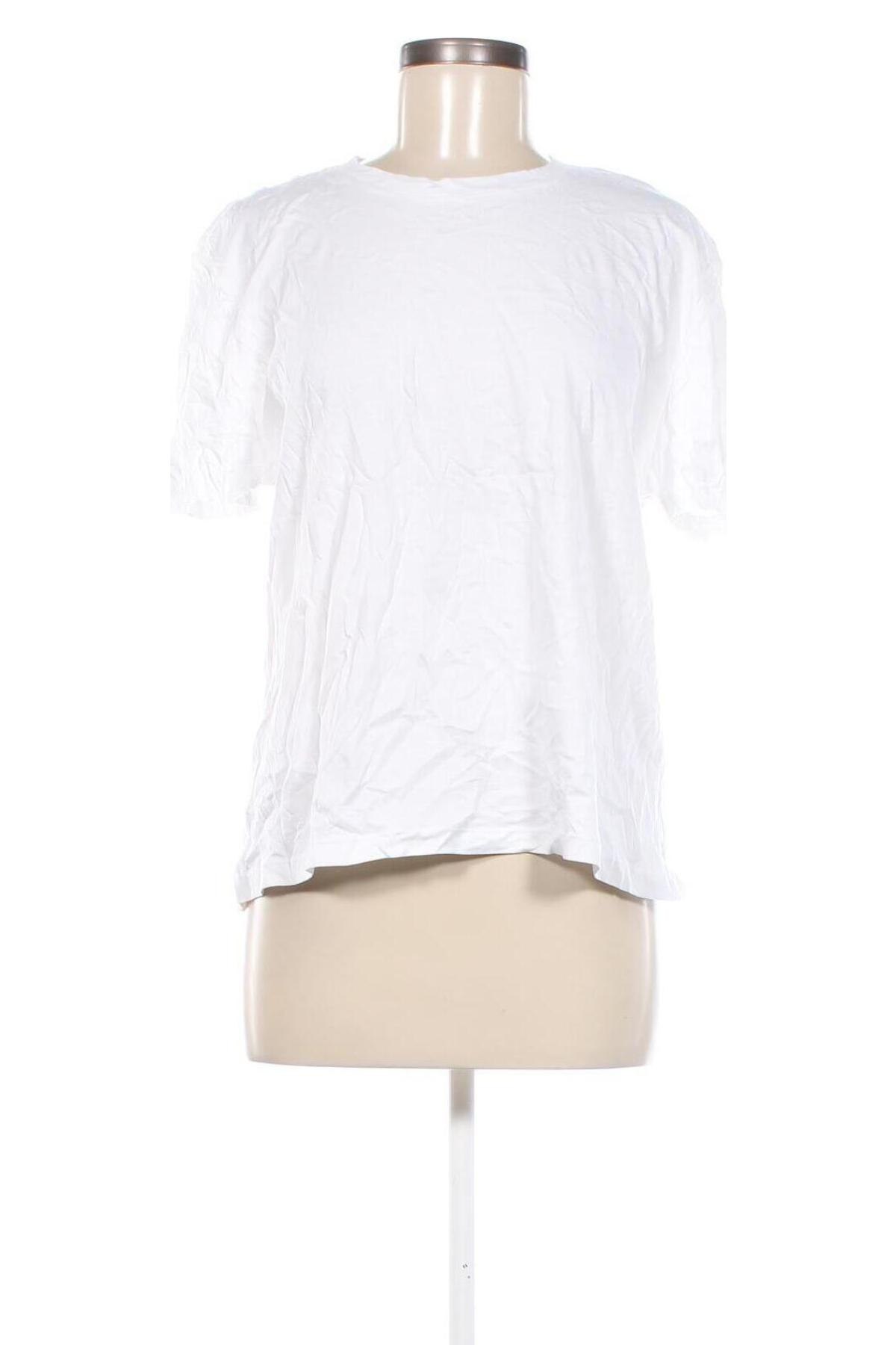 Damen T-Shirt Zara, Größe L, Farbe Weiß, Preis 7,99 €