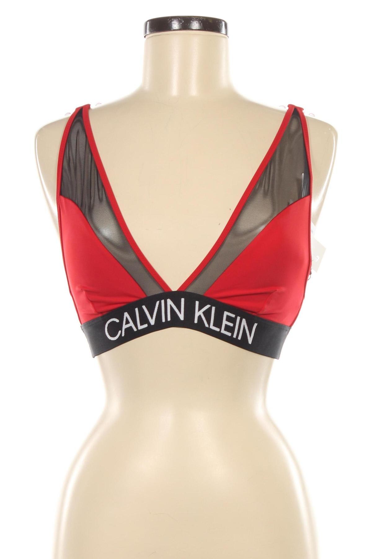 Dámské plavky  Calvin Klein Swimwear, Velikost XS, Barva Červená, Cena  455,00 Kč