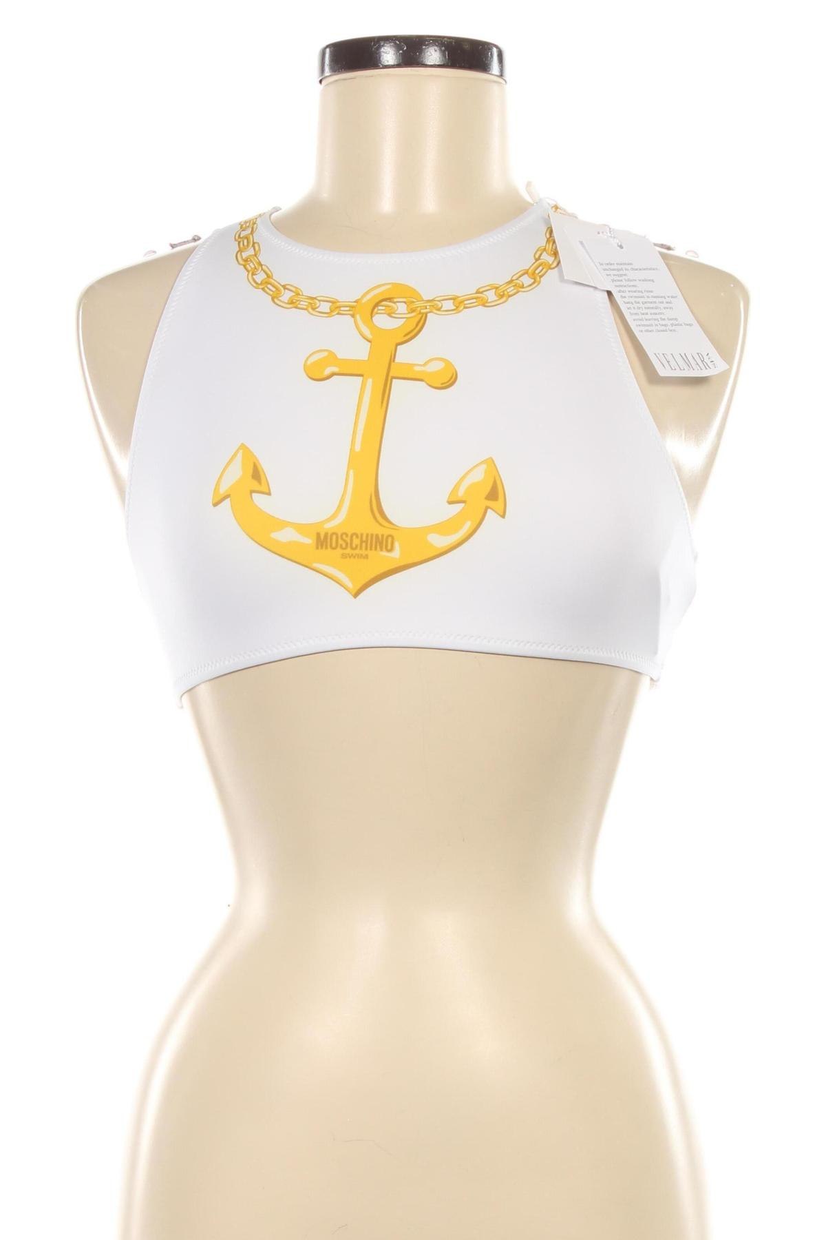 Damski strój kąpielowy Moschino Swim, Rozmiar M, Kolor Biały, Cena 164,99 zł