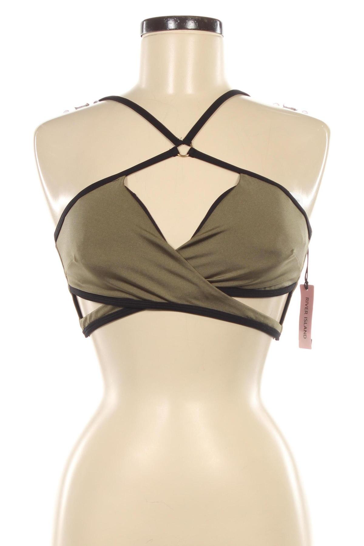 Costum de baie de damă River Island, Mărime M, Culoare Verde, Preț 113,99 Lei