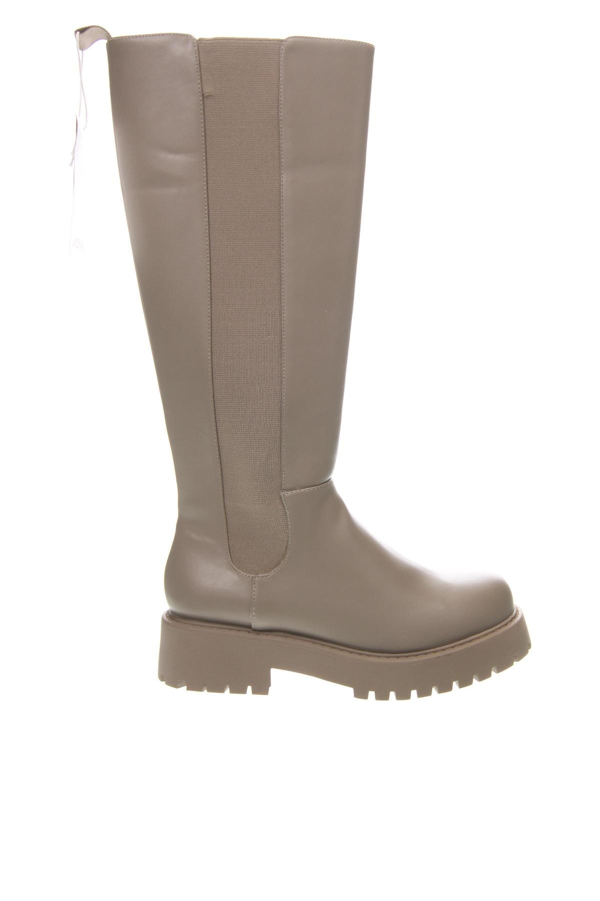 Damenstiefel Monki, Größe 40, Farbe Beige, Preis 27,99 €