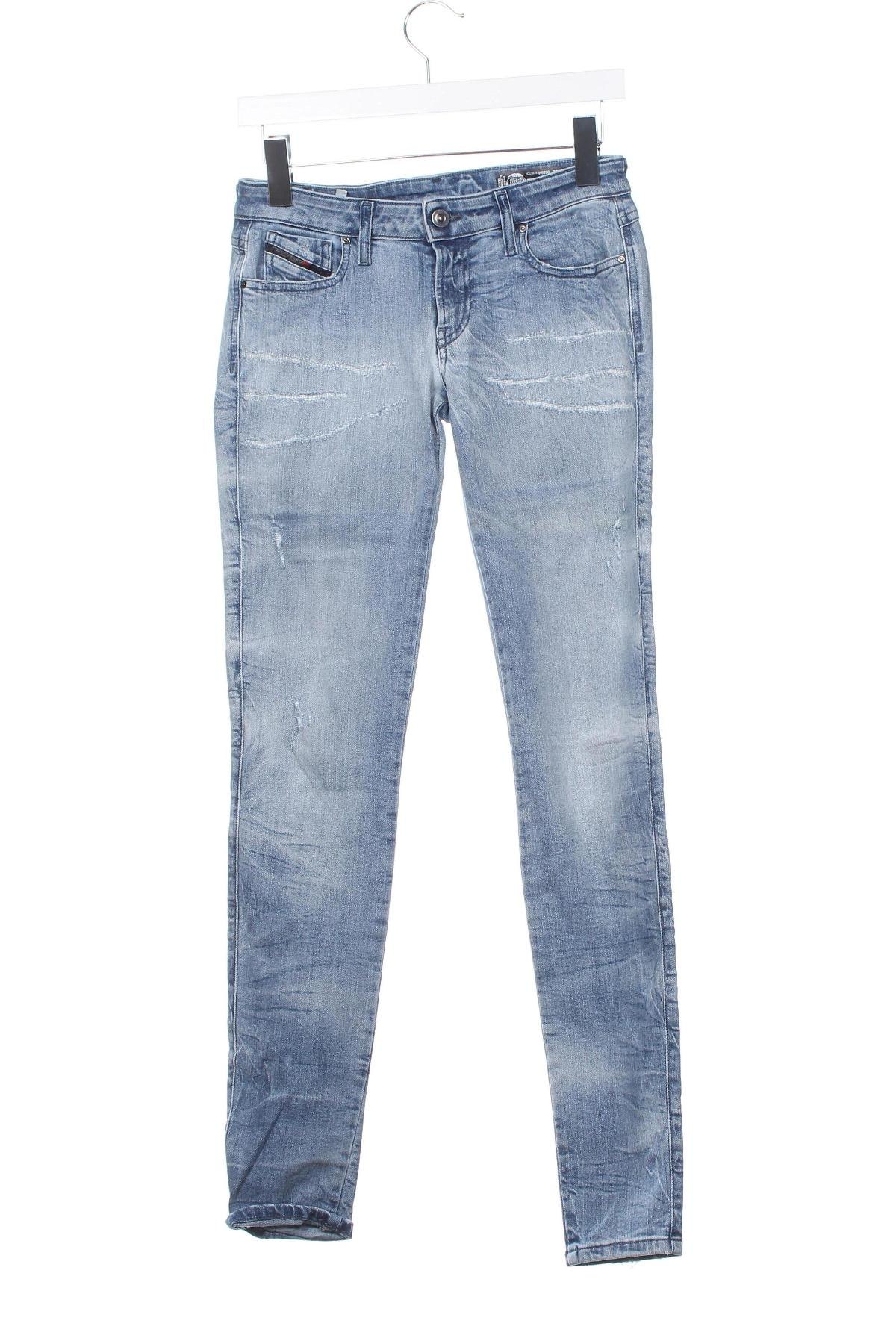 Damskie jeansy Diesel, Rozmiar XS, Kolor Niebieski, Cena 58,99 zł