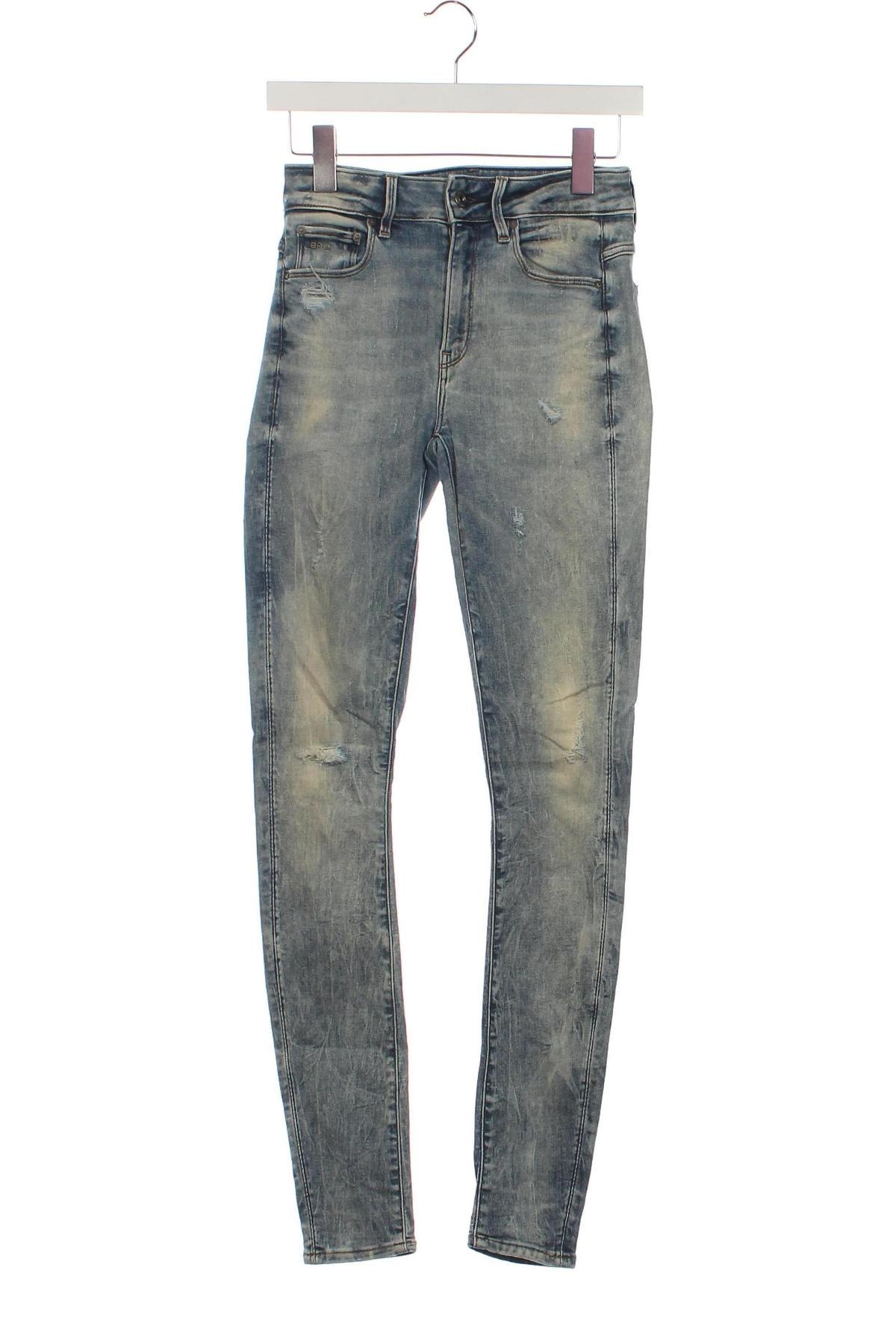 Damskie jeansy G-Star Raw, Rozmiar XS, Kolor Niebieski, Cena 59,99 zł