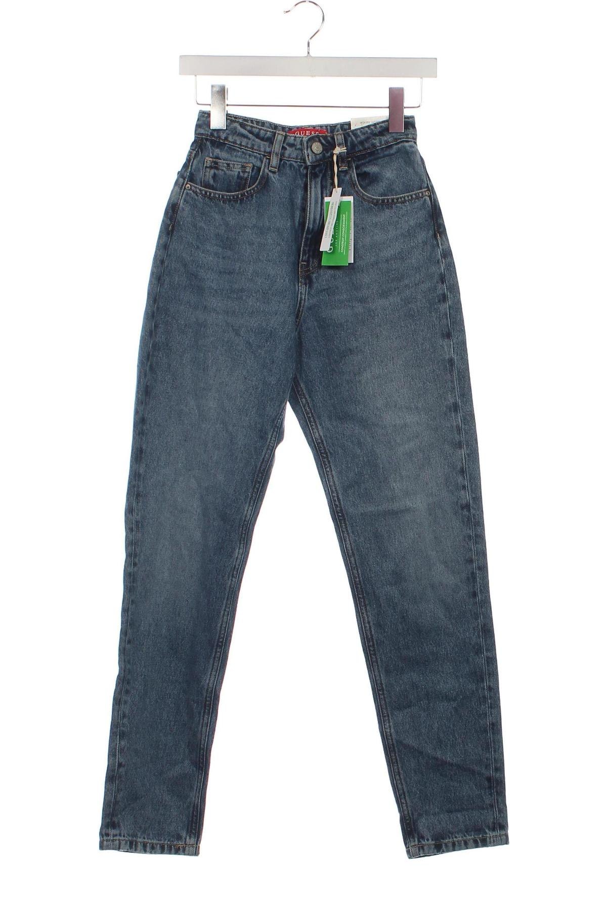 Damskie jeansy Guess, Rozmiar S, Kolor Niebieski, Cena 183,99 zł