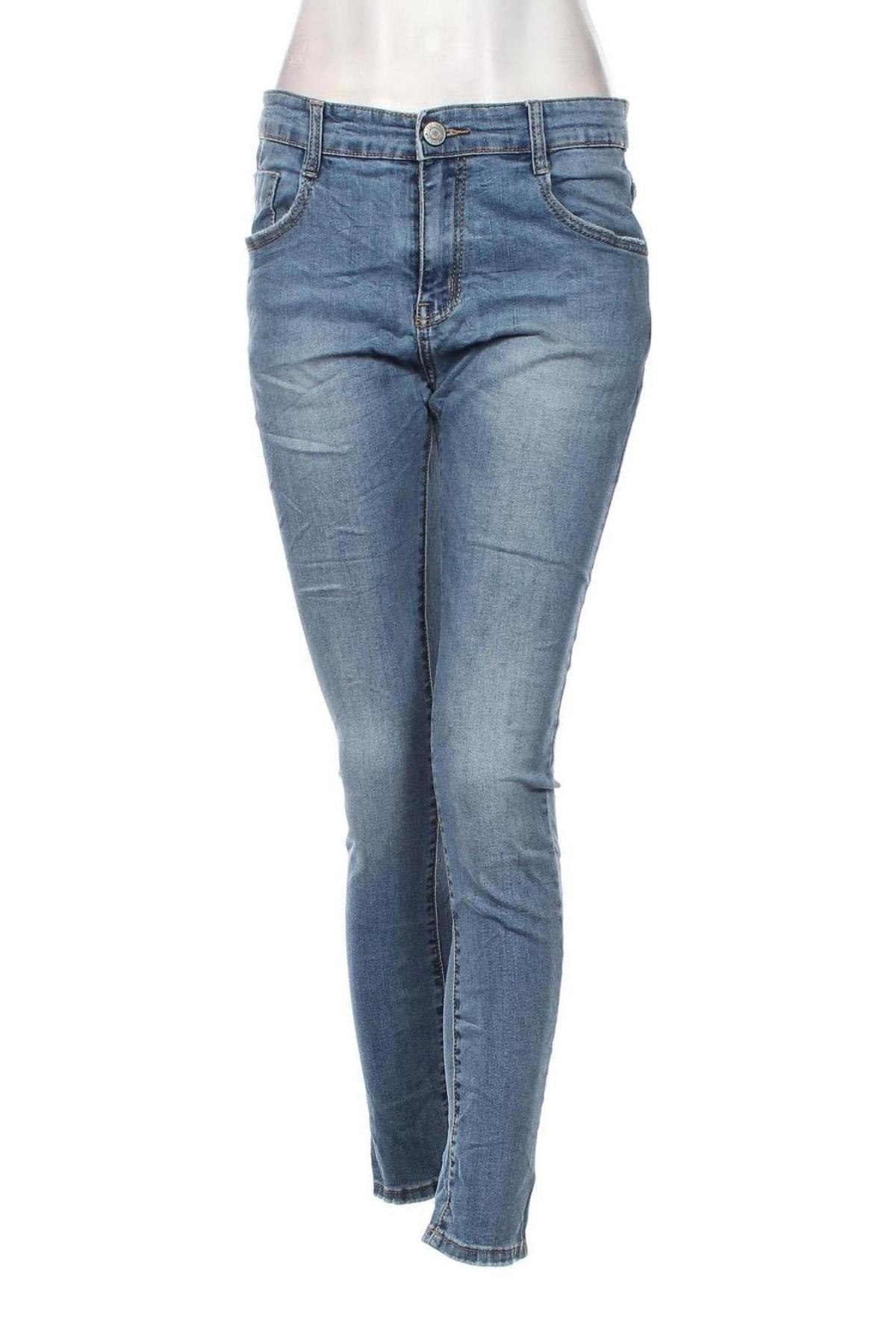 Blugi de femei N+1 Jeans, Mărime M, Culoare Albastru, Preț 27,99 Lei