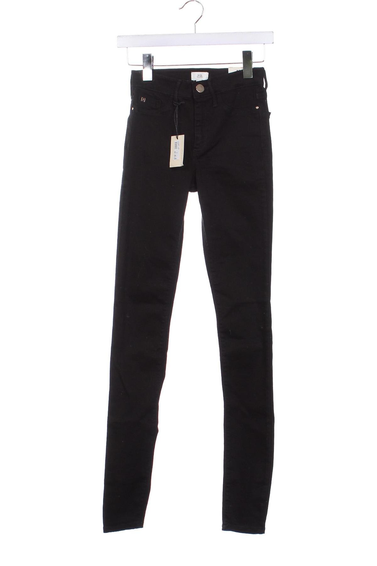 Blugi de femei River Island, Mărime XXS, Culoare Negru, Preț 110,99 Lei