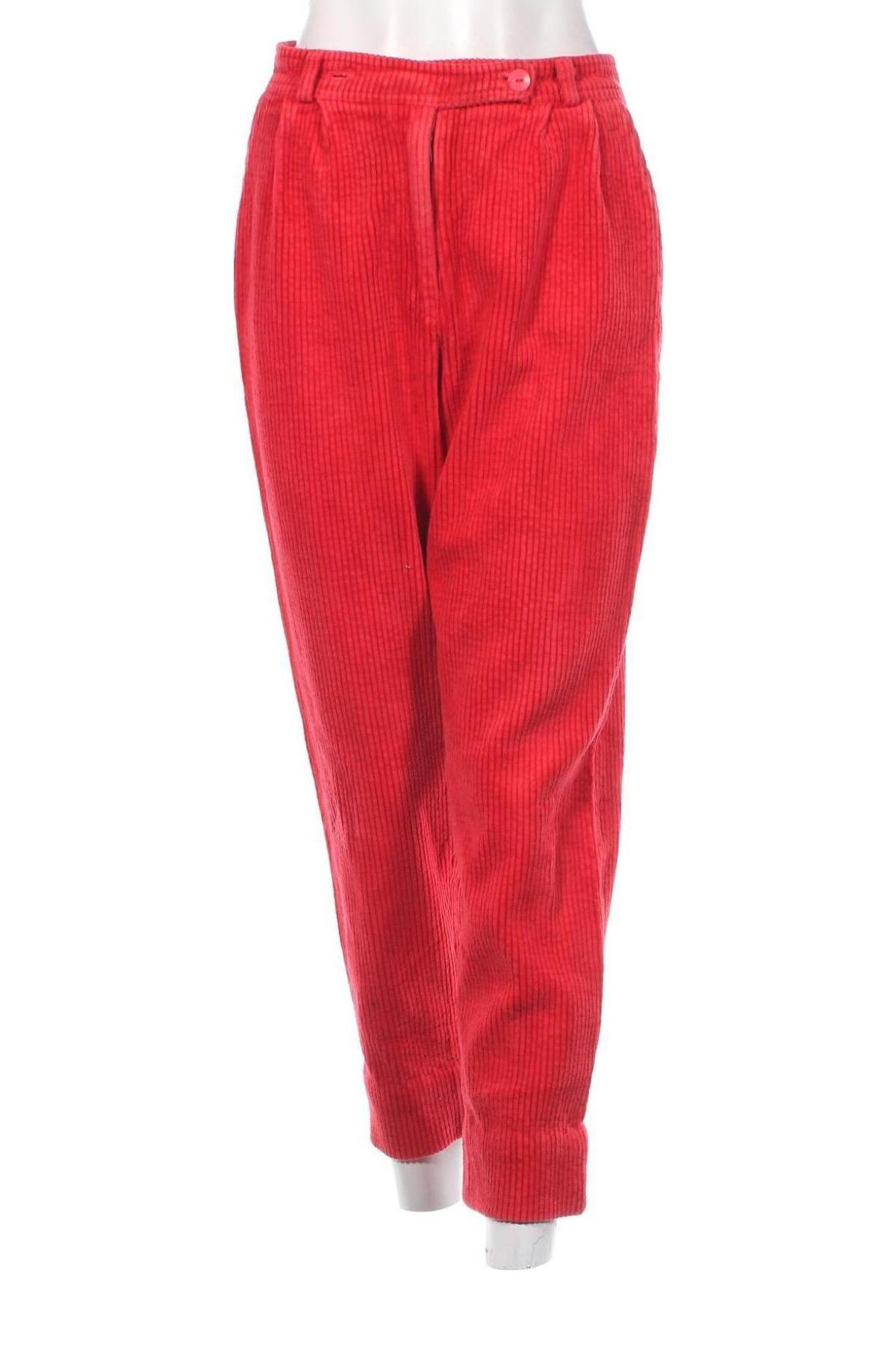 Damen Cordhose, Größe M, Farbe Rot, Preis 6,99 €