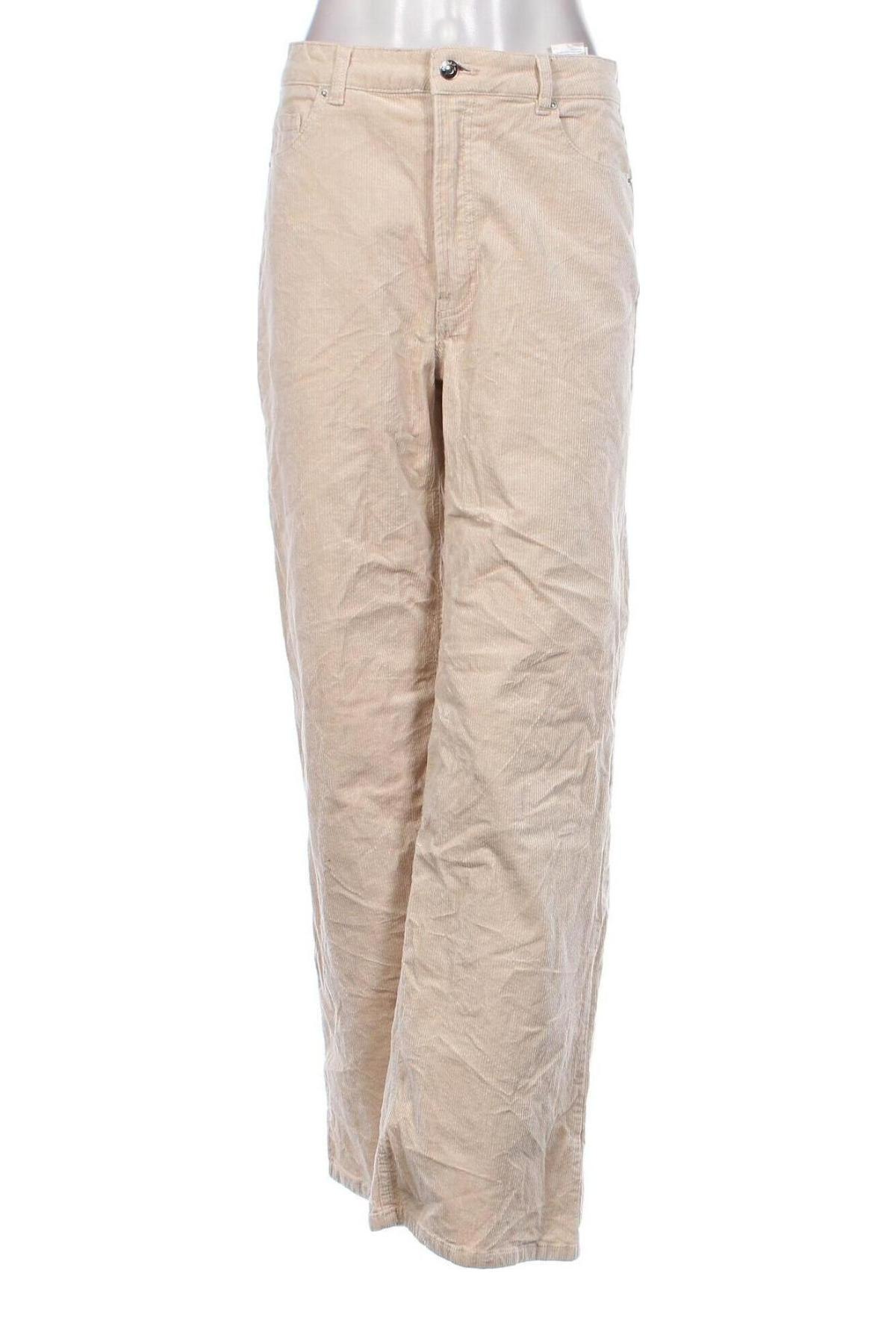 Damen Cordhose H&M Divided, Größe M, Farbe Beige, Preis 4,99 €