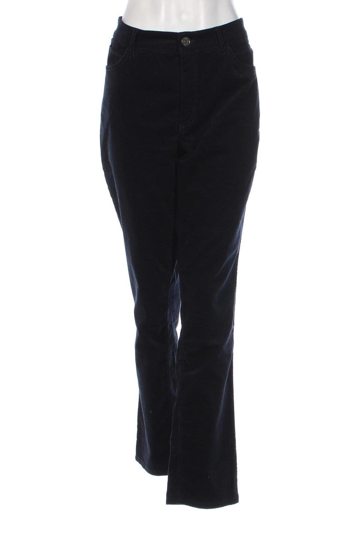 Pantaloni de velvet de femei Mac, Mărime XL, Culoare Albastru, Preț 122,99 Lei