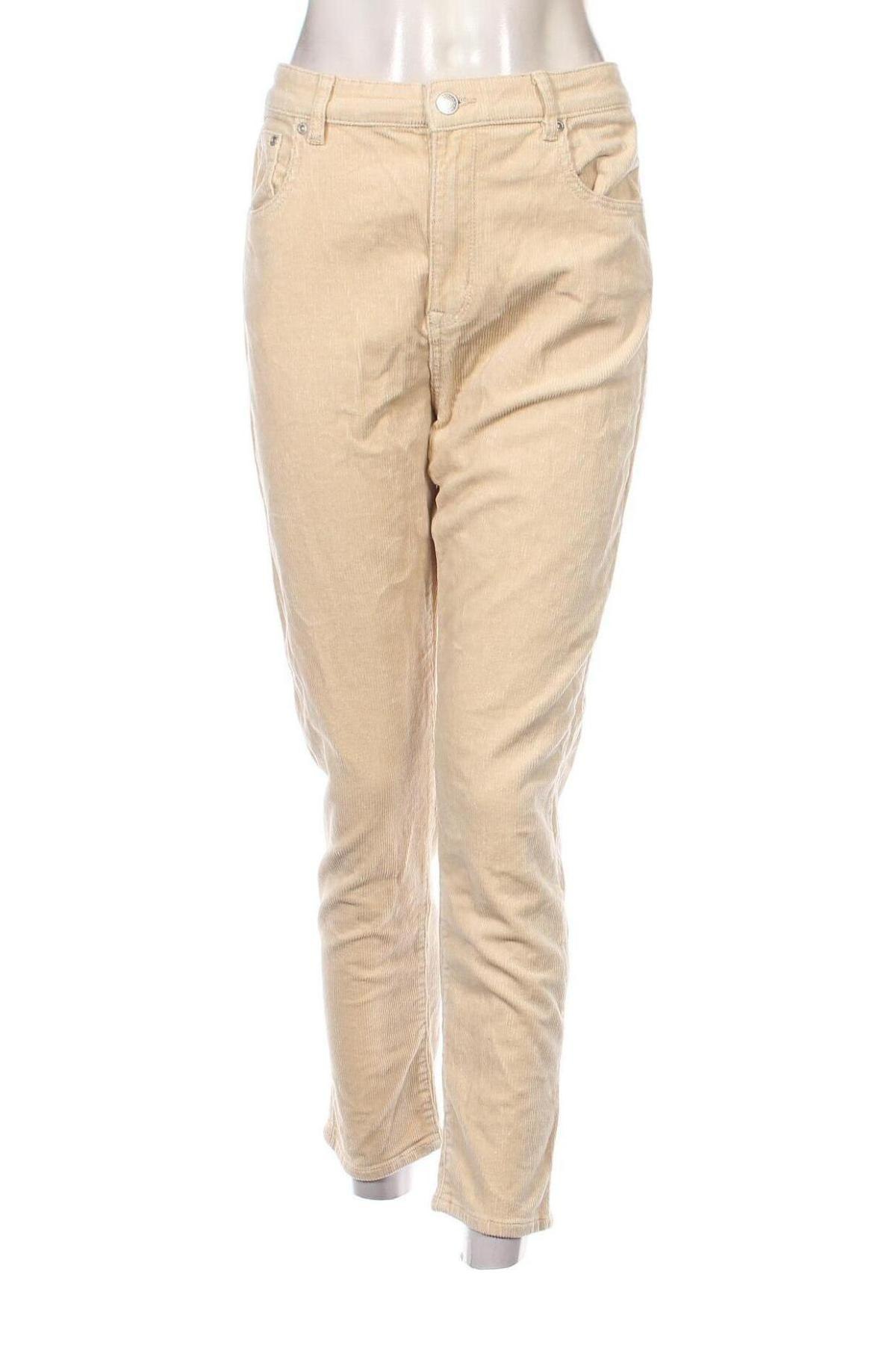 Damen Cordhose Pull&Bear, Größe L, Farbe Beige, Preis € 6,99