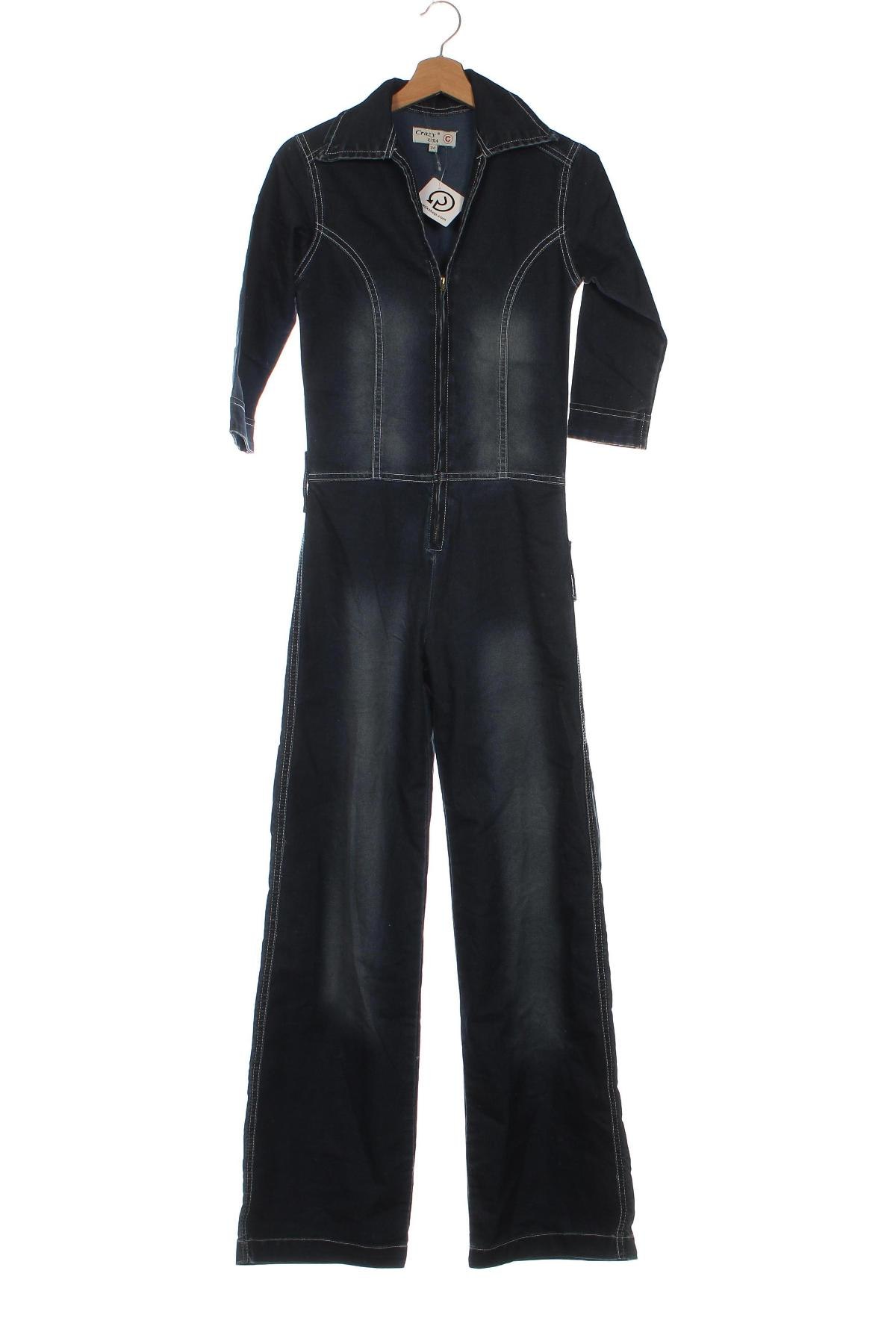 Damen Overall, Größe XS, Farbe Blau, Preis 6,99 €