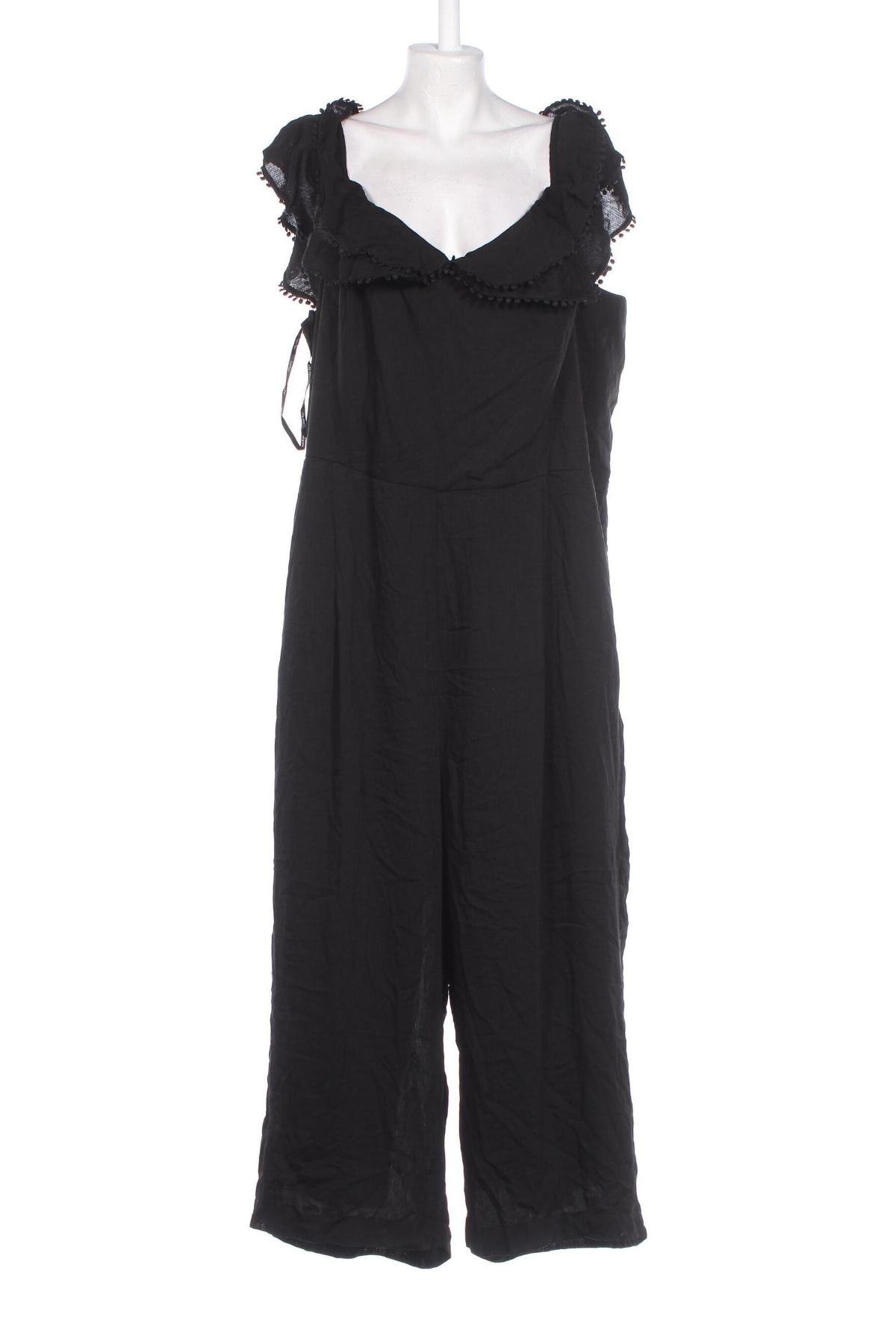 Damen Overall City Chic, Größe XXL, Farbe Schwarz, Preis € 21,99