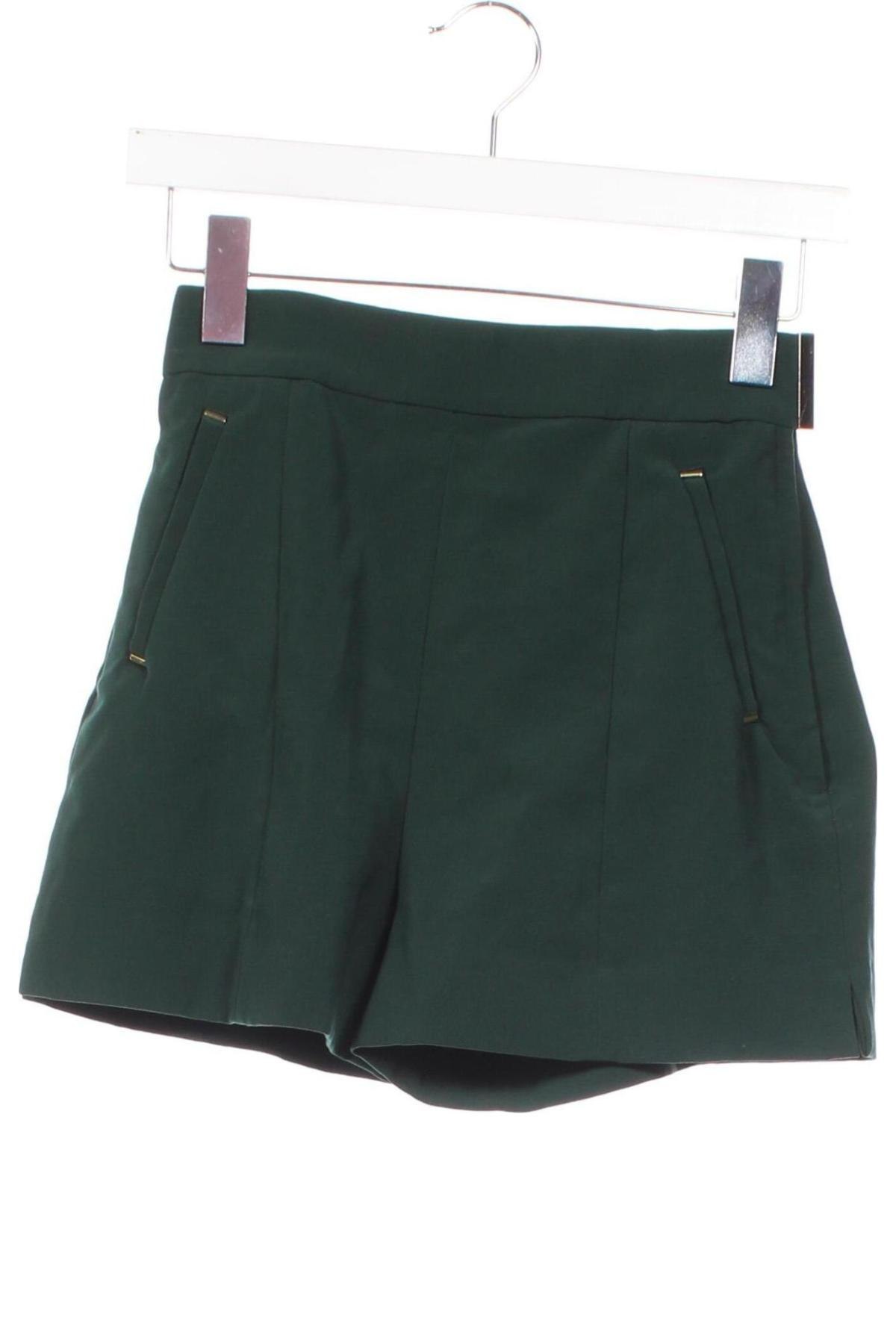 Pantaloni scurți de femei H&M, Mărime XS, Culoare Verde, Preț 21,99 Lei