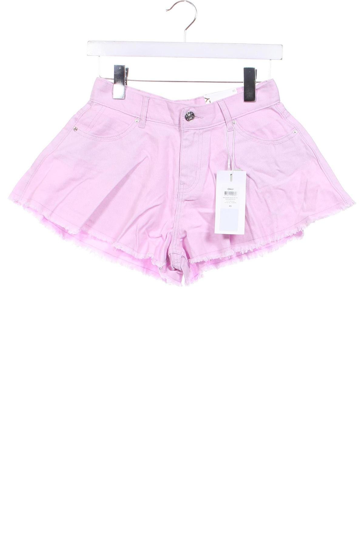 Damen Shorts ONLY, Größe XS, Farbe Rosa, Preis 8,99 €